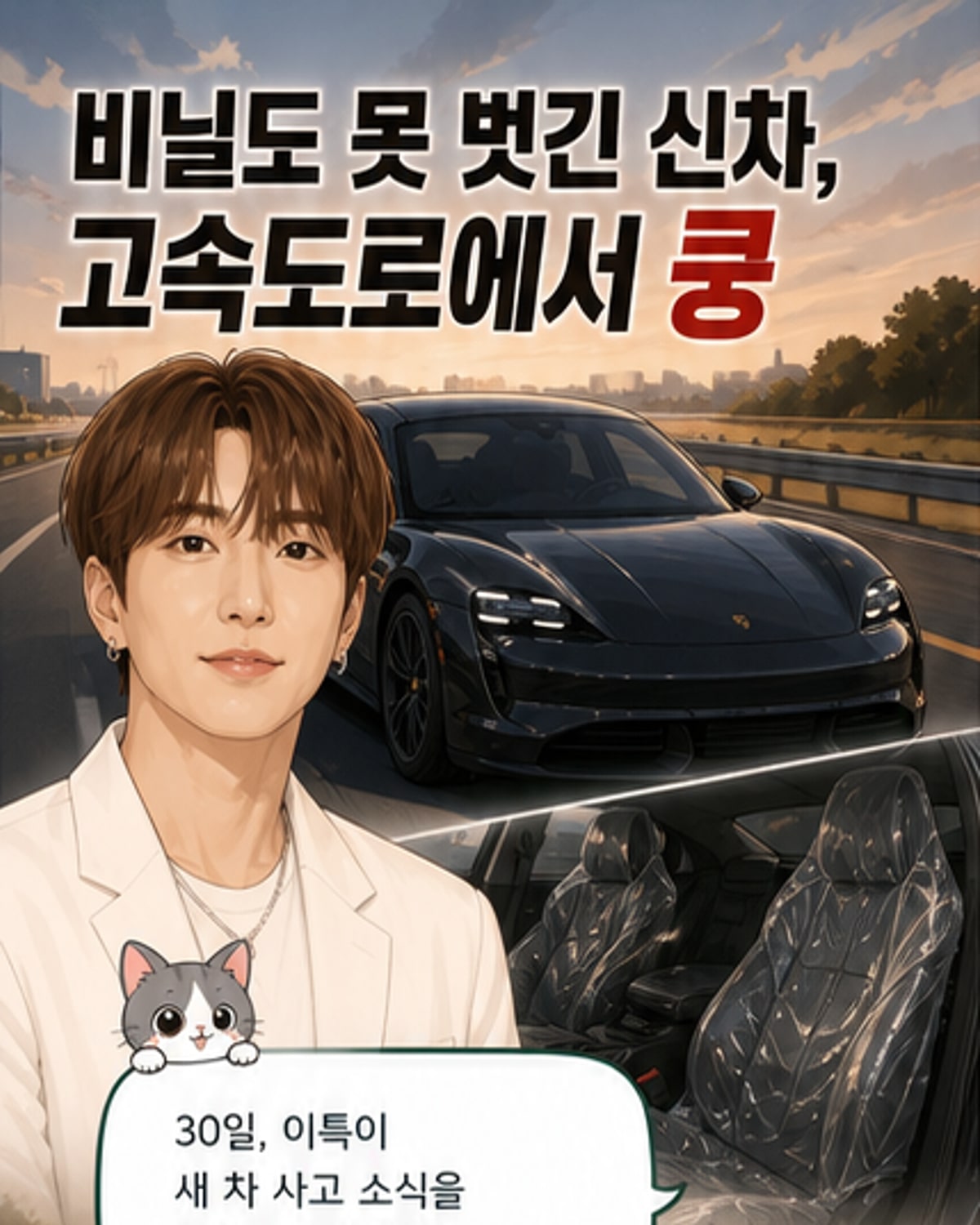 이특, 신차 포르쉐 추돌사고…수리비 1400만원