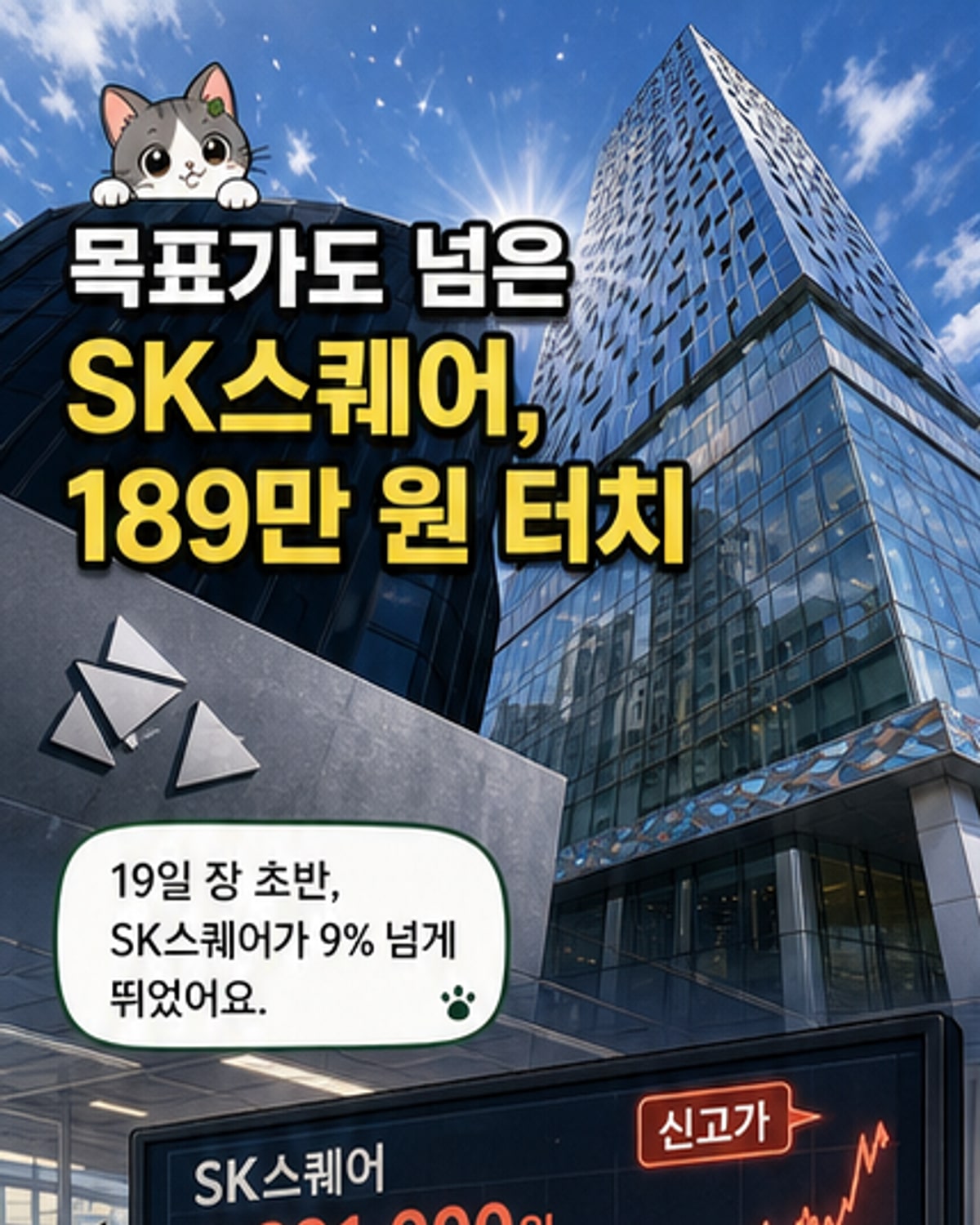 SK스퀘어, 189만 원 신고가
