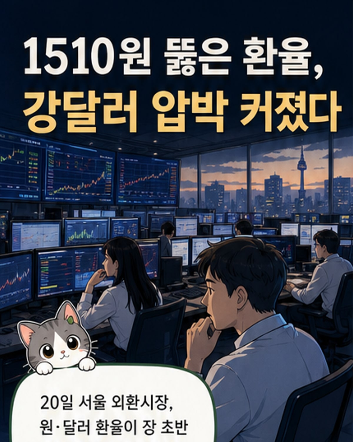 원·달러 환율, 1510원 돌파