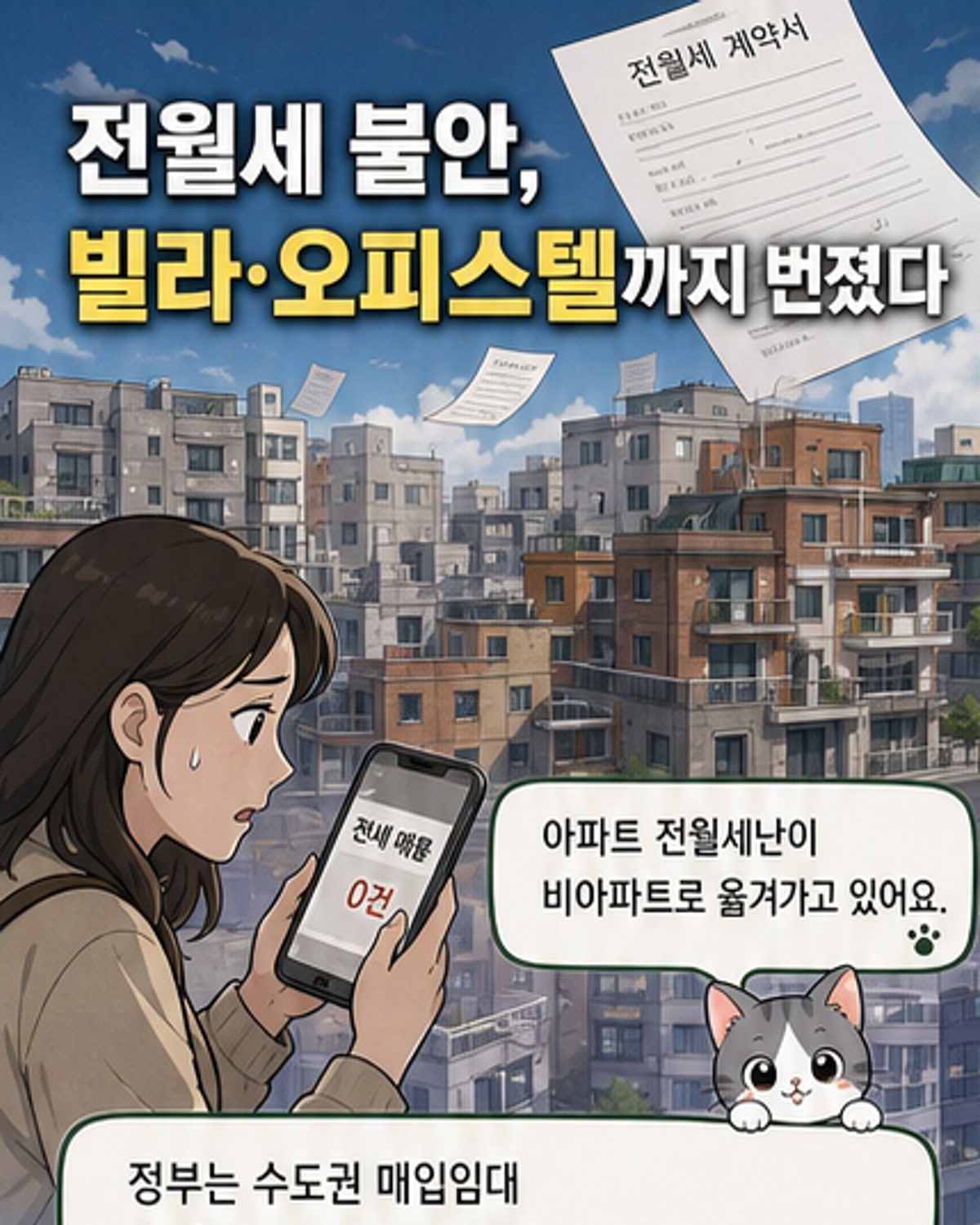 빌라·오피스텔 전월세 불안에 정부, 9만 호 공급