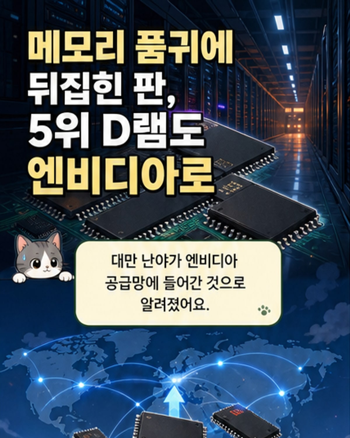 난야, 엔비디아에 D램 공급 시작