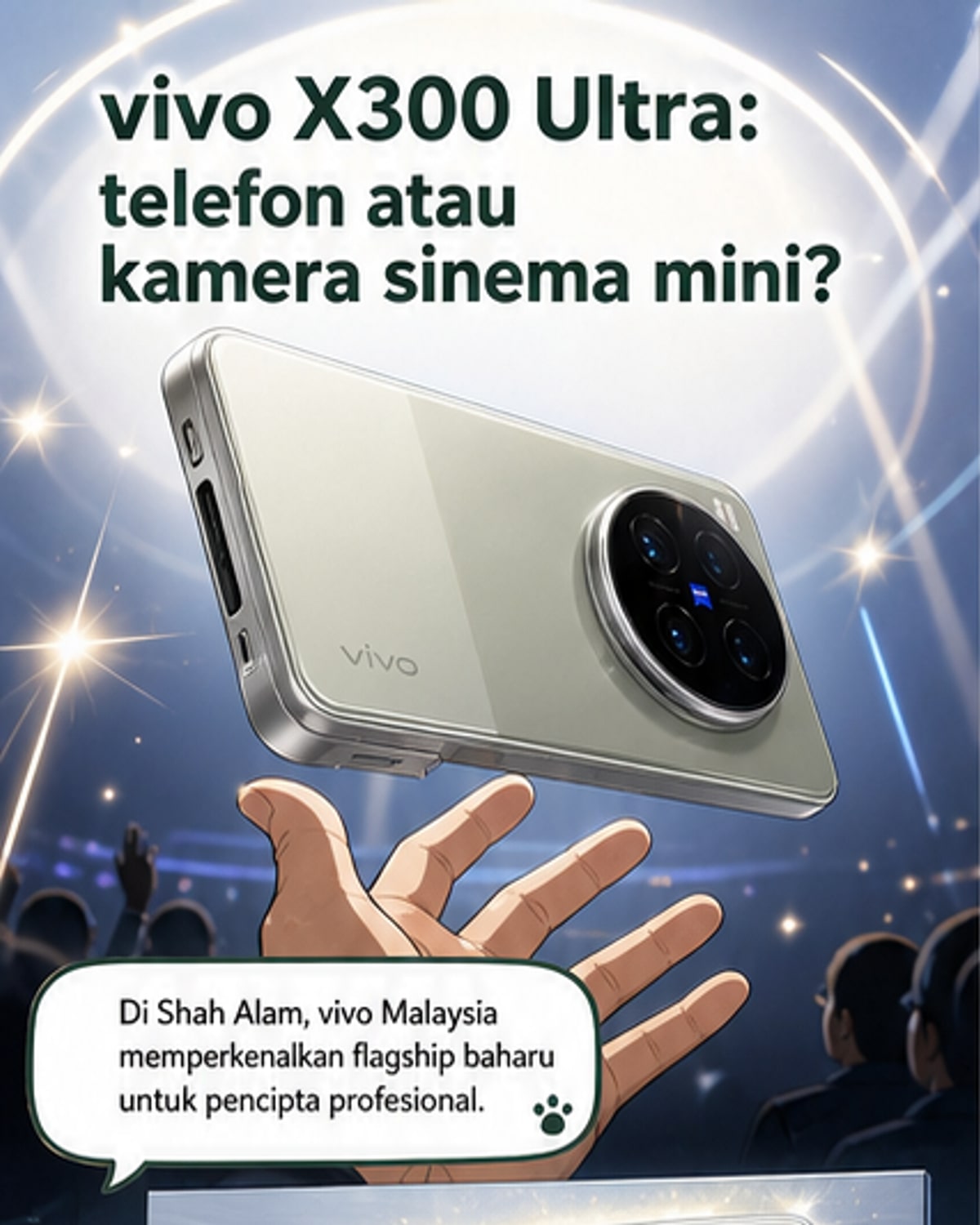 vivo X300 Ultra hadir dengan kamera ZEISS 200MP