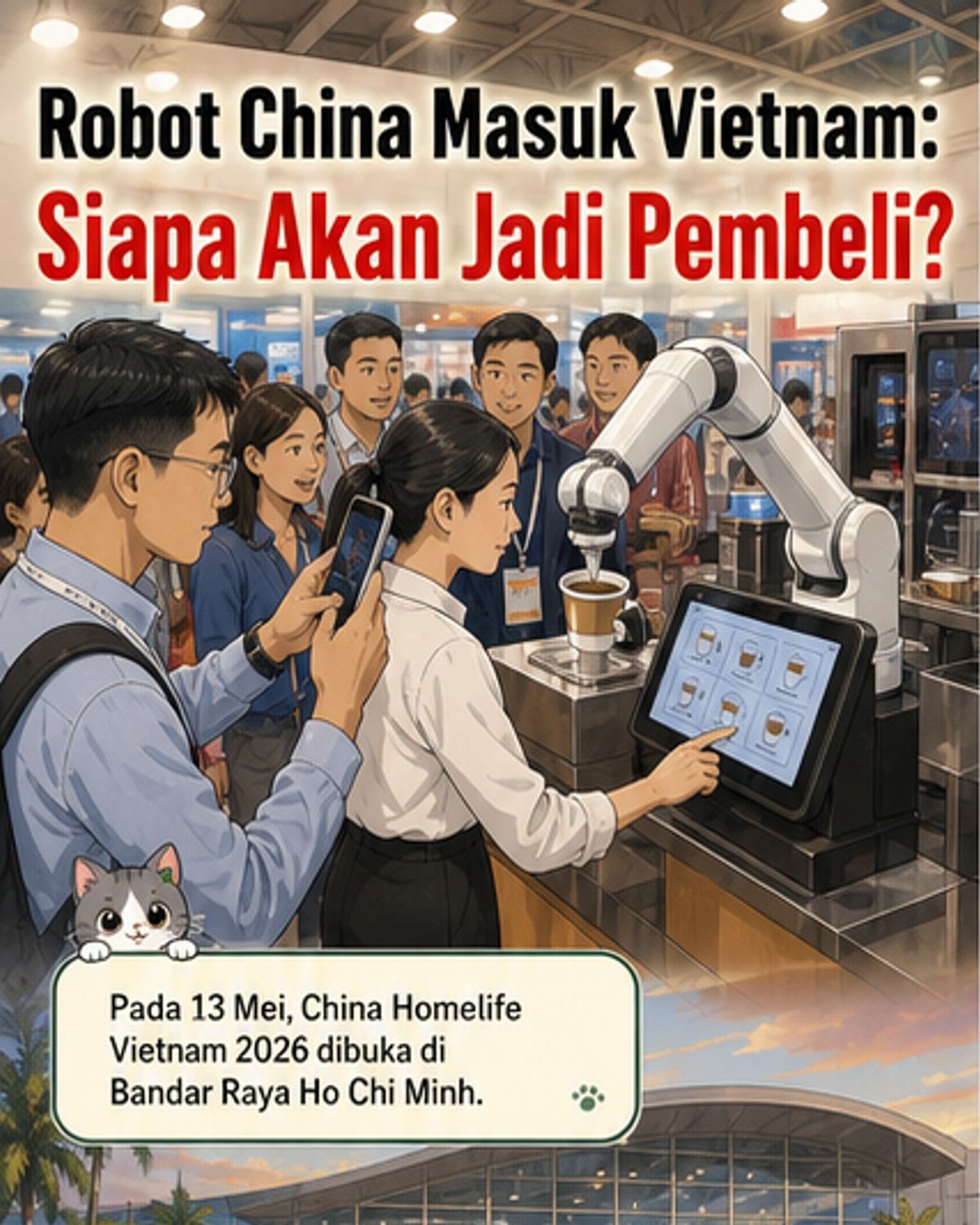 Robot & AI China banjiri Vietnam