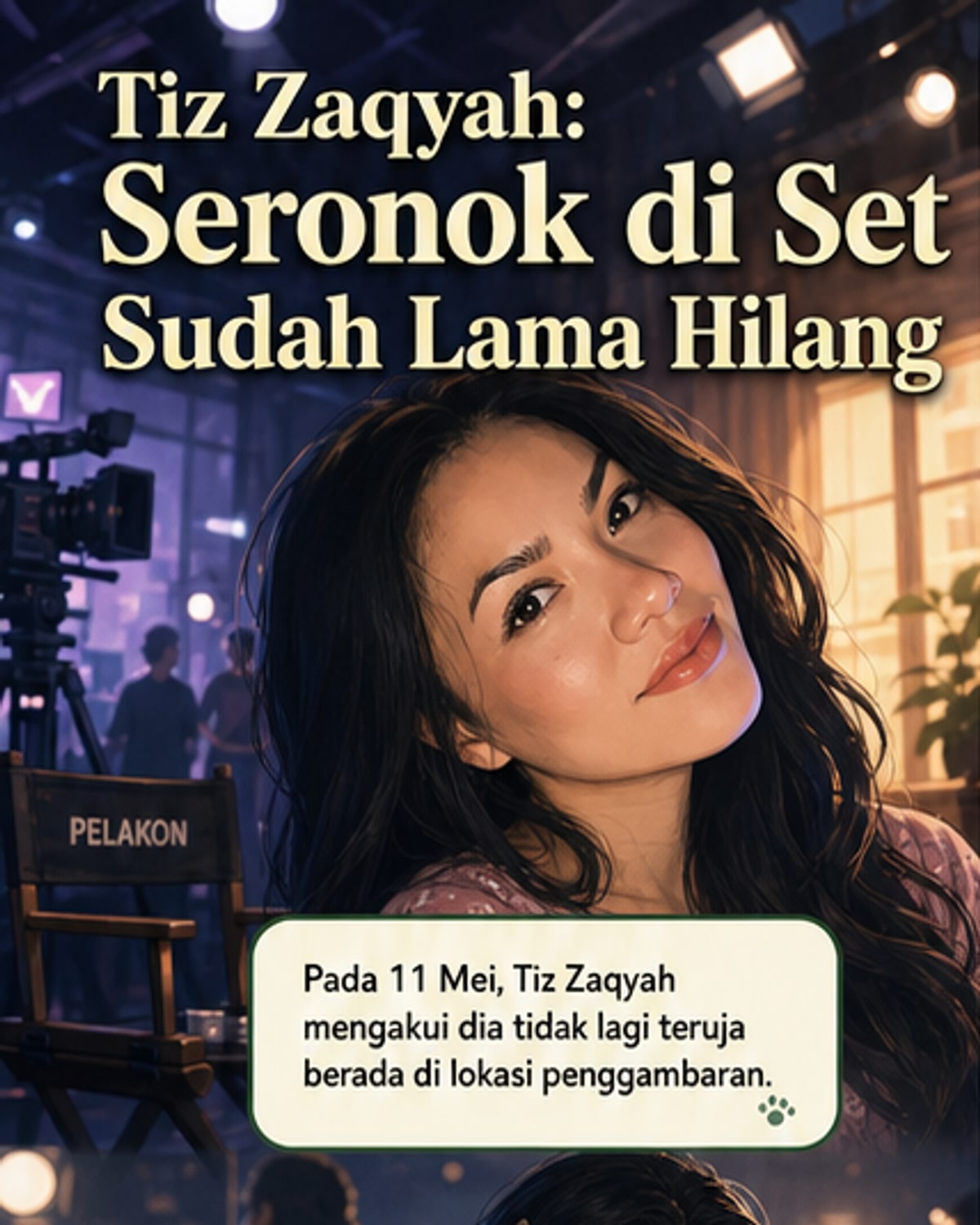 Tiz Zaqyah: Keseronokan di lokasi sudah hilang