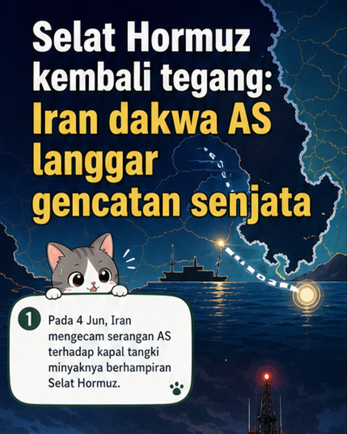 Iran dakwa AS langgar gencatan senjata