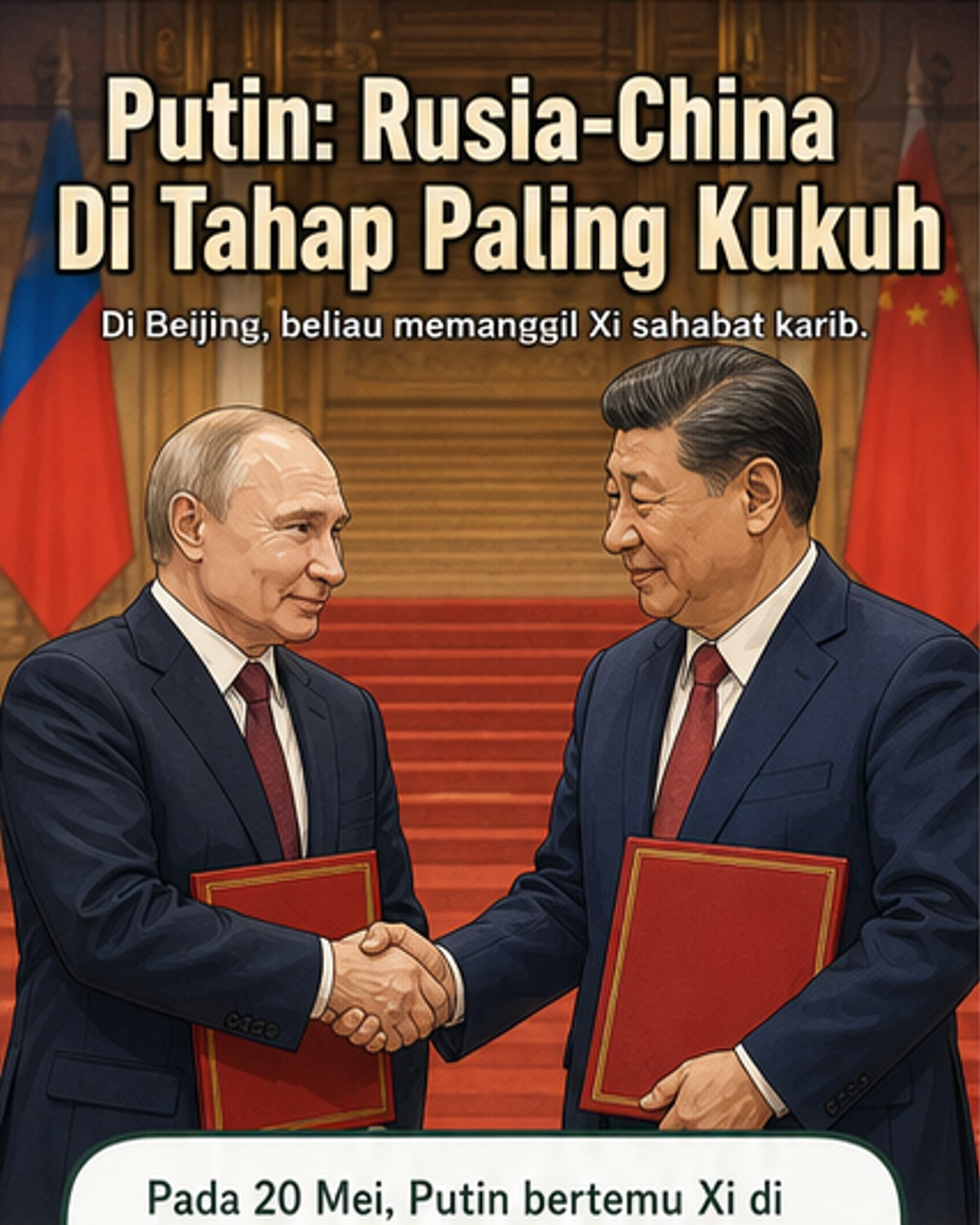 Rusia-China Capai Tahap Hubungan Tertinggi