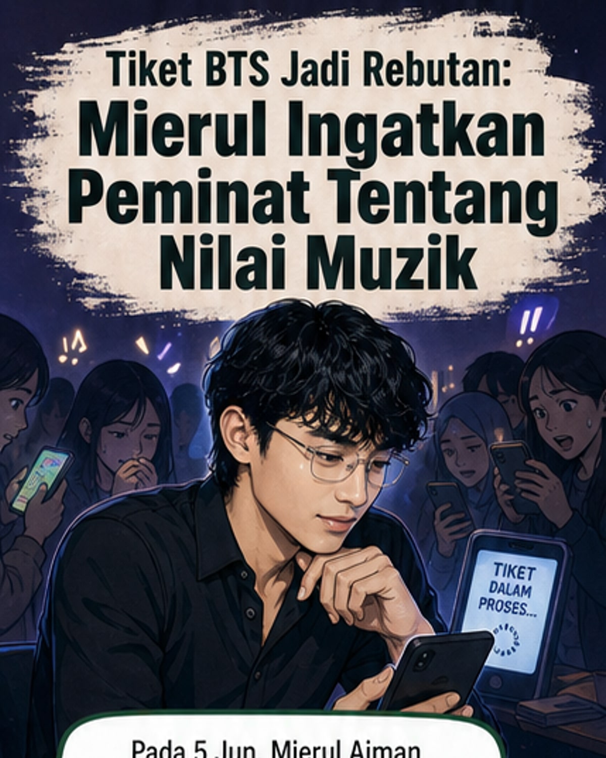Pelakon Mierul Aiman sampaikan pesan ikhlas untuk peminat BTS