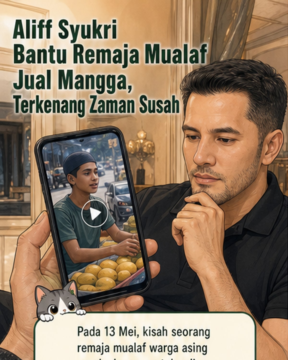 Aliff Syukri bantu remaja mualaf