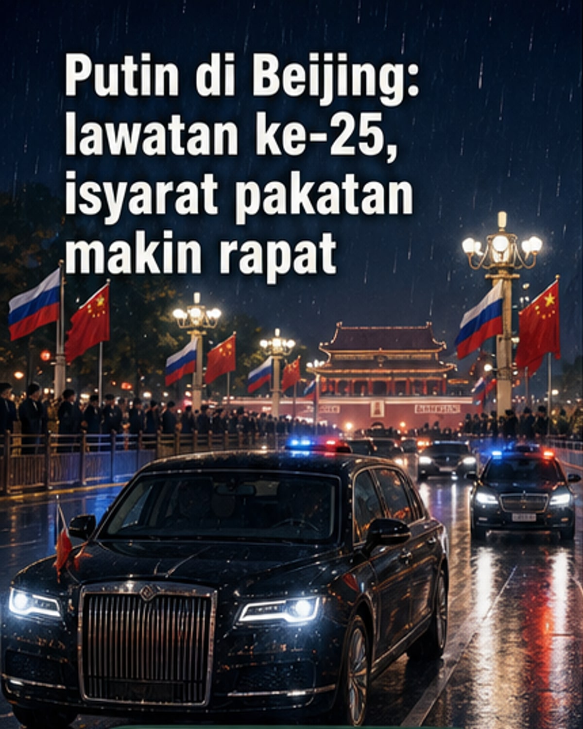 Putin tiba di Beijing, perkuat hubungan strategik Rusia-China