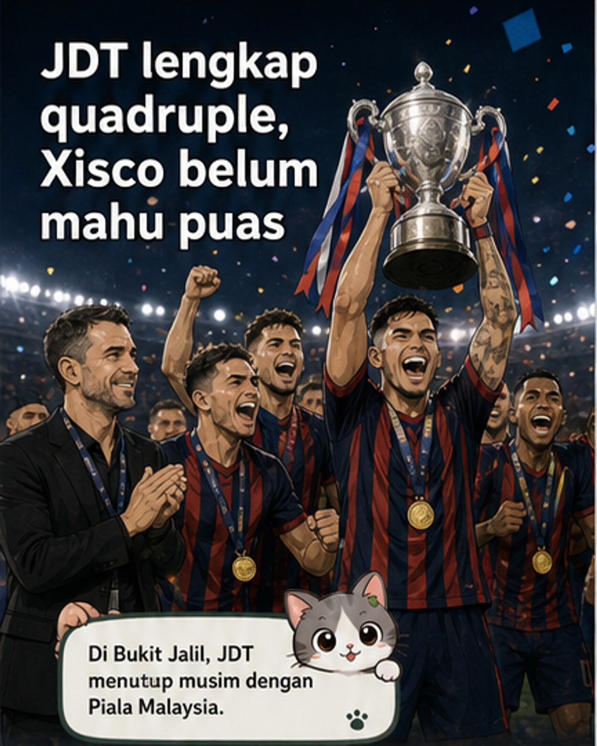 JDT Sempurnakan Musim dengan Quadruple