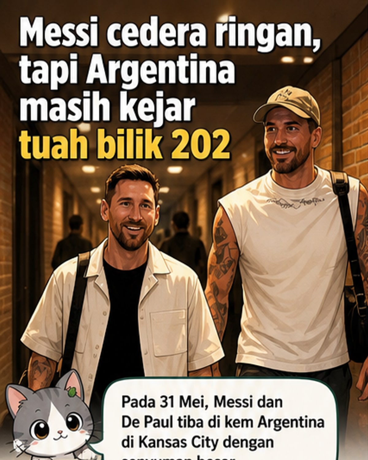 Messi Pilih Bilik Sendiri, Jaga 'Nasib Baik' Piala Dunia