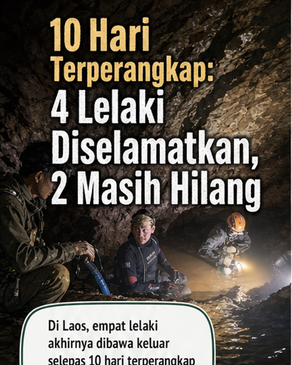Penyelam Malaysia bantu misi gua Laos