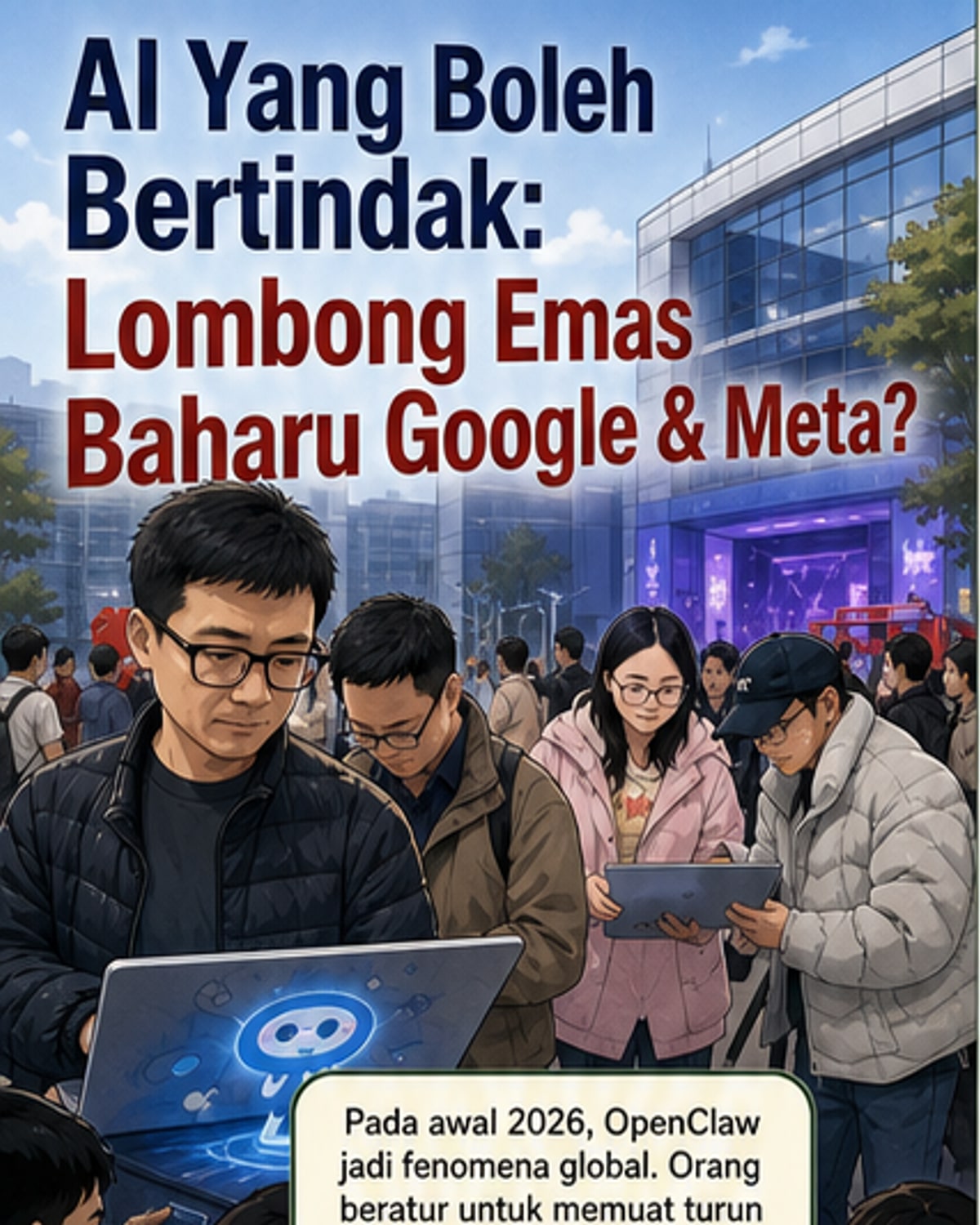 Google & Meta kejar AI yang boleh bertindak
