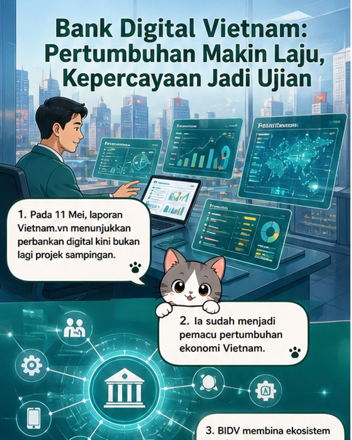 Vietnam naik taraf perbankan digital