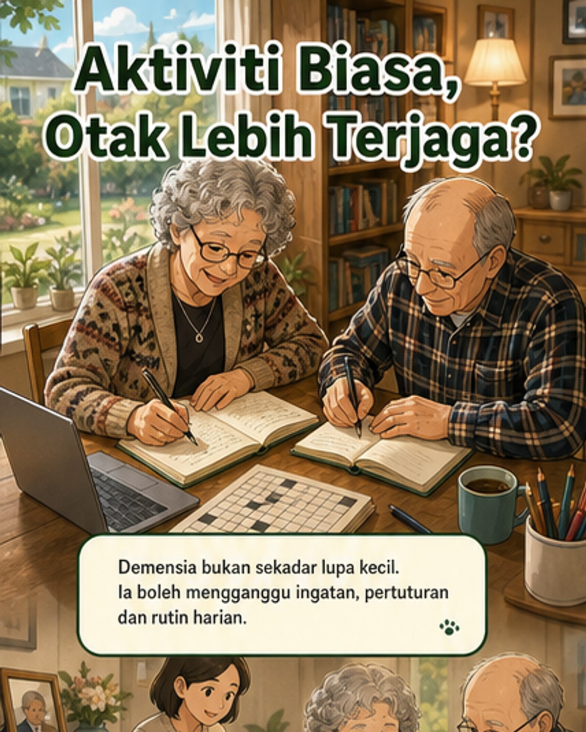 Aktiviti Harian Ini Kurangkan Risiko Demensia