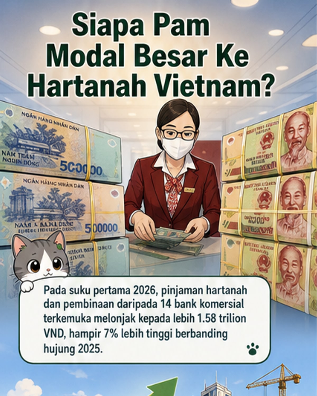 Siapa yang terus suntik modal ke hartanah Vietnam?