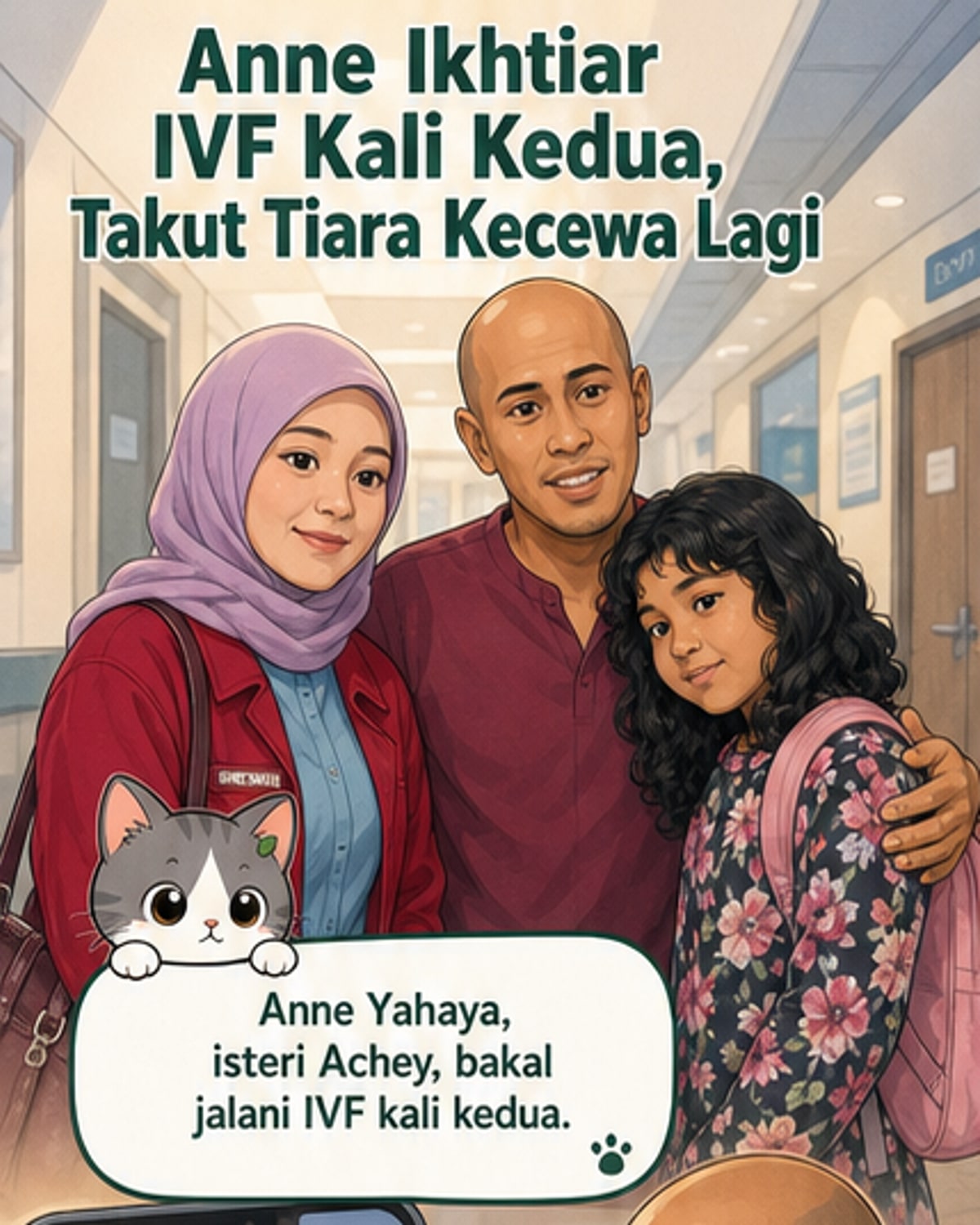 Anne Yahaya Coba IVF Lagi, Takut Kecewakan Tiara
