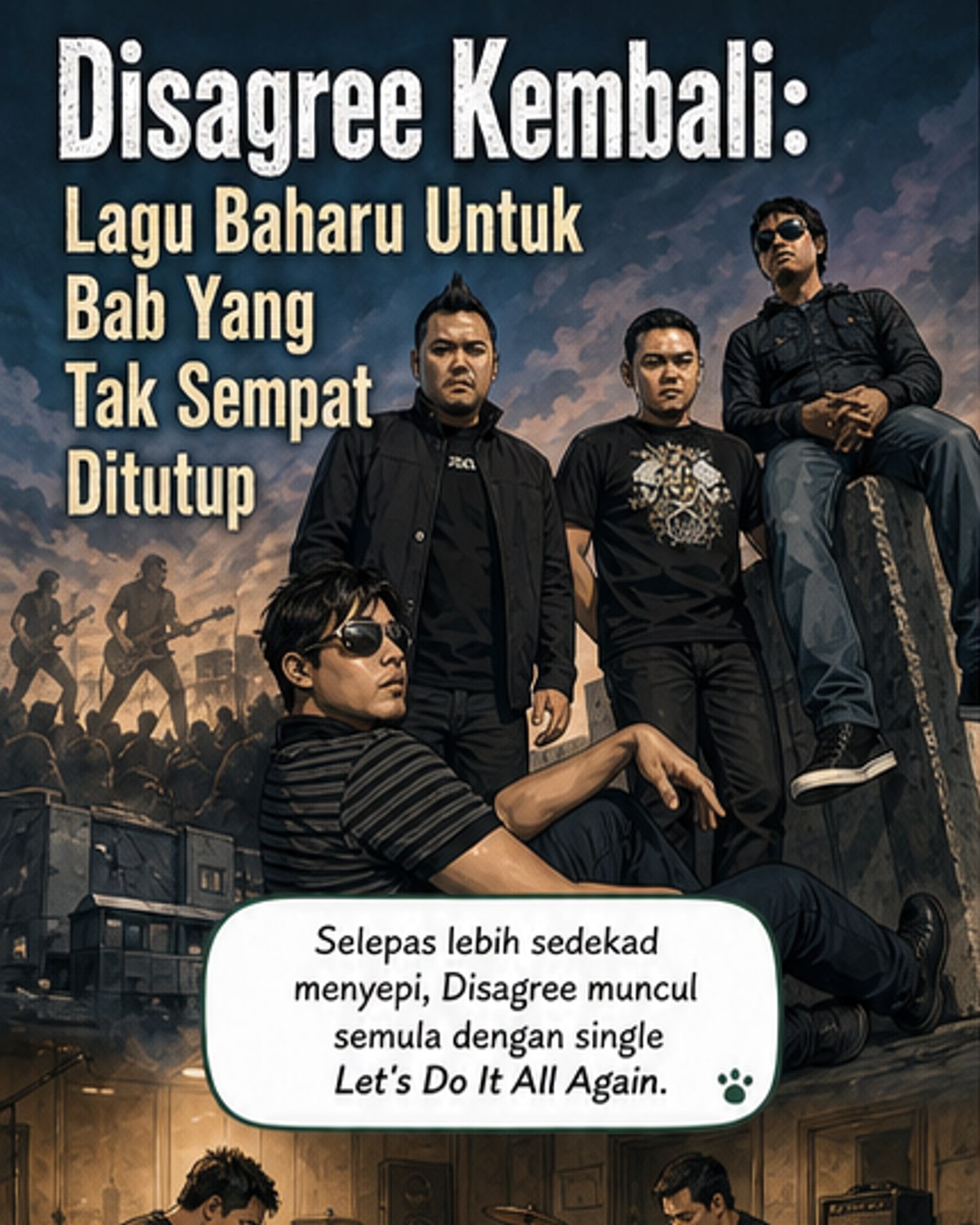 Disagree kembali dengan lagu baru