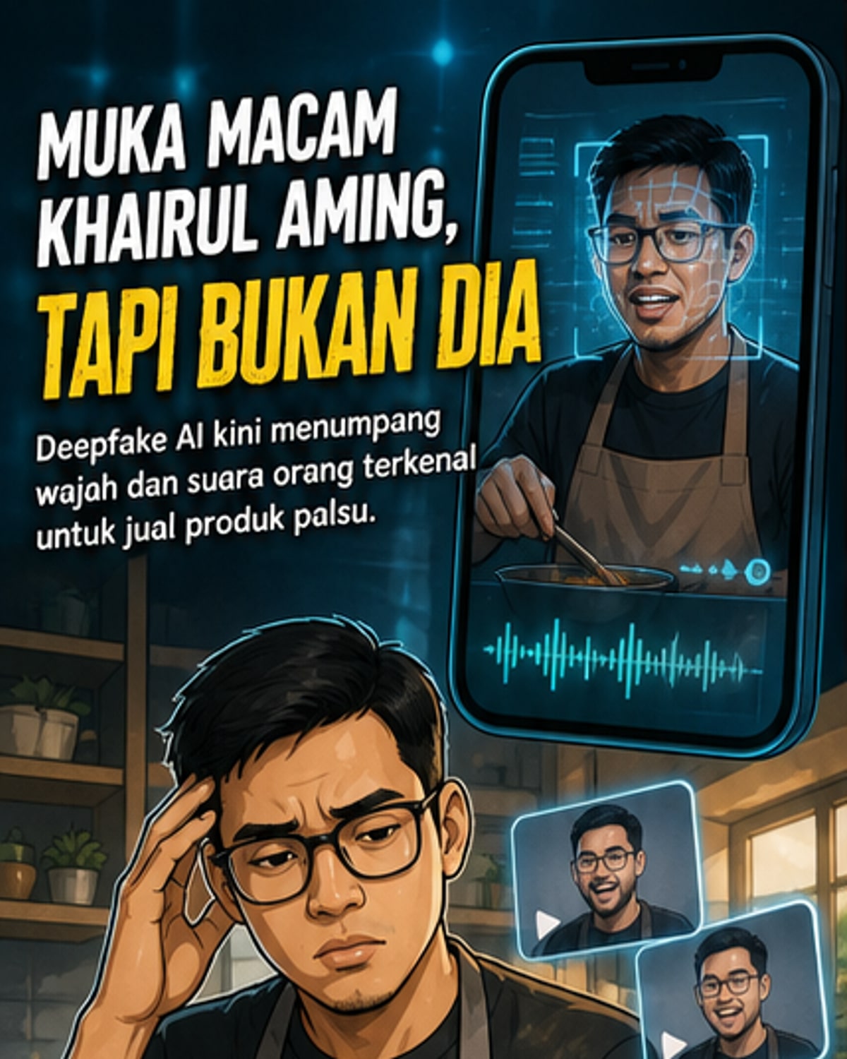 Penipuan Deepfake Serang Selebriti Tempatan