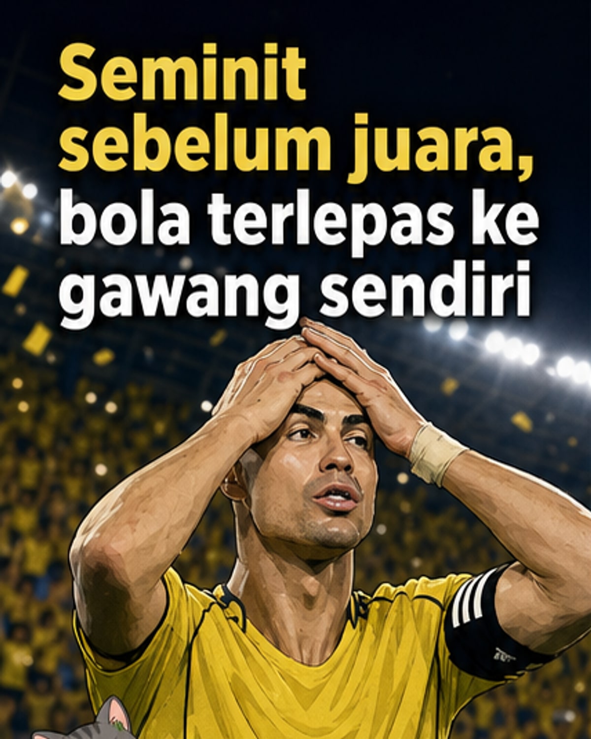 RONALDO KECEWA JUARA LEPAS KESILAPAN AKHIR