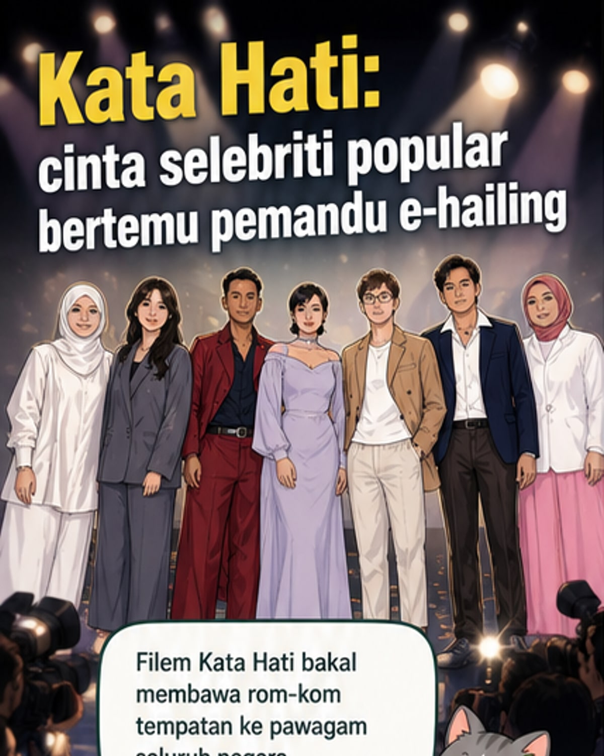 Filem Cinta Baru: Pelakon & Pemandu E-Hailing