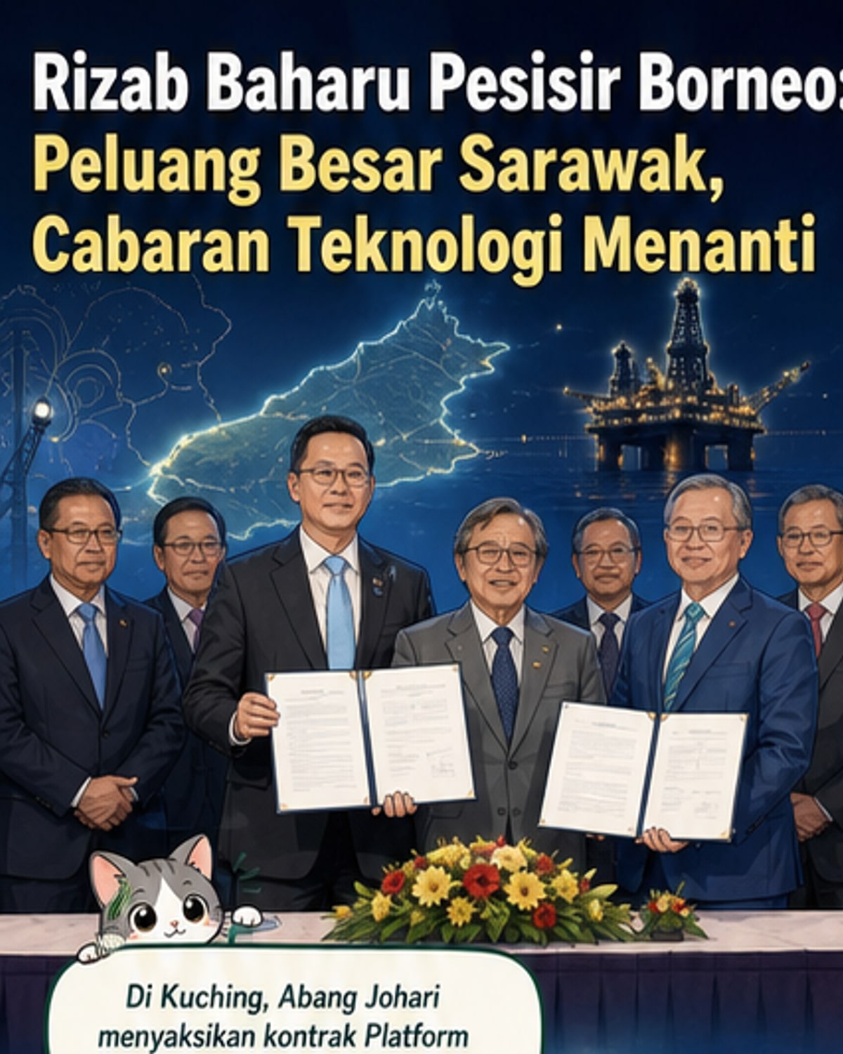 Sarawak jumpa potensi rizab minyak & gas baharu