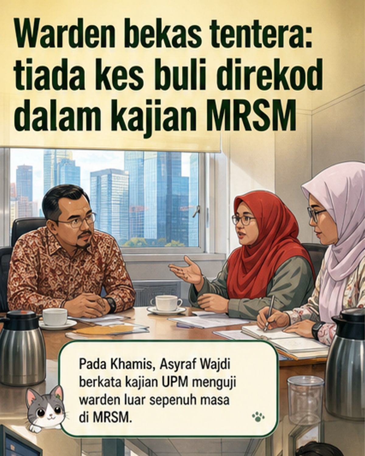 Kajian UPM: Warden MRSM Berkesan Cegah Buli