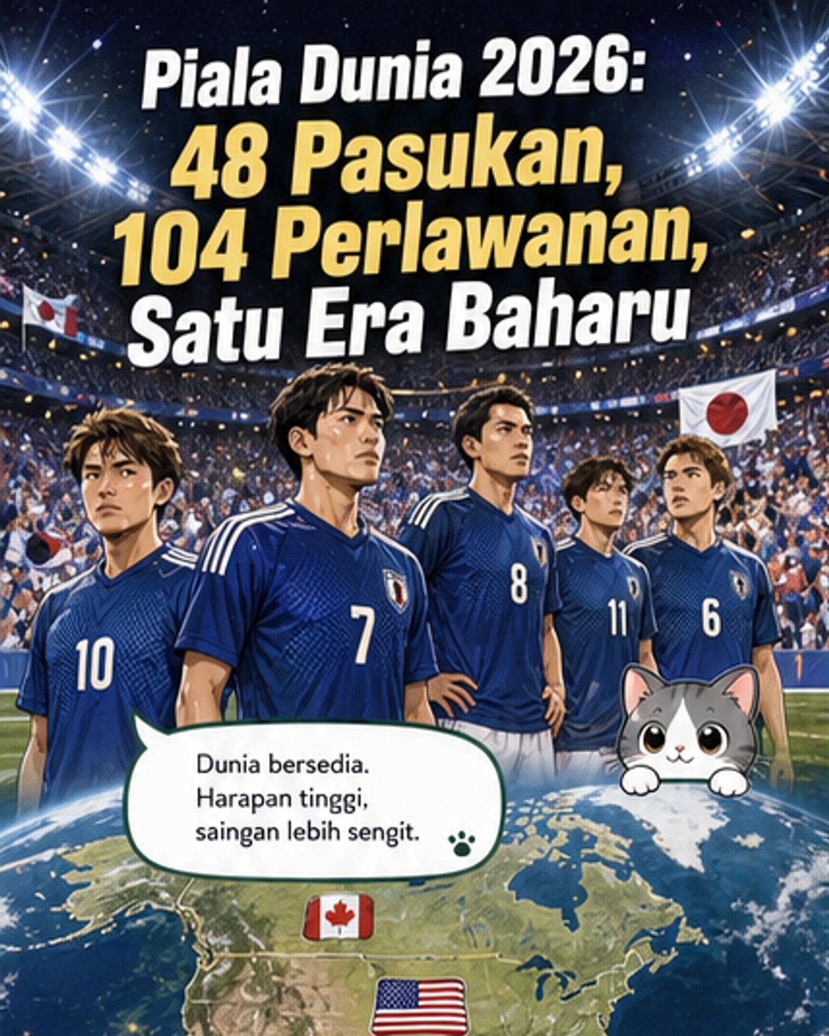 Piala Dunia 2026: Kejohanan Terbesar Dalam Sejarah