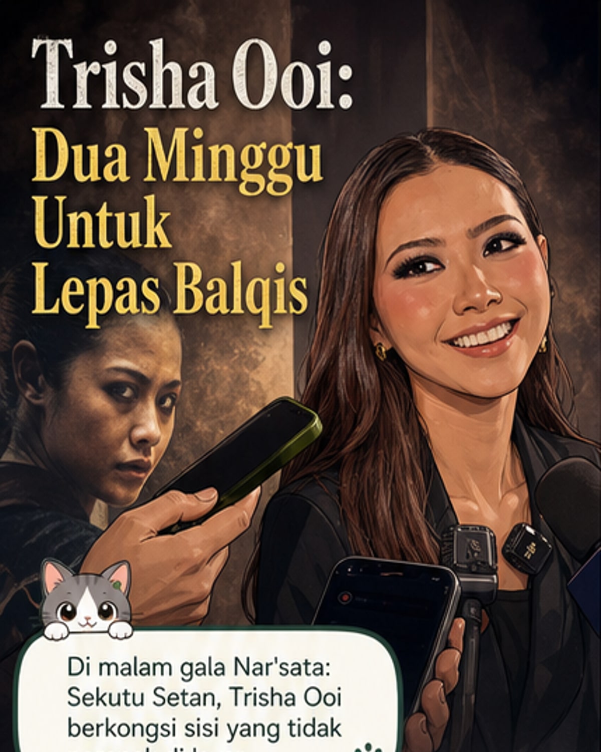 Trisha Ooi Butuh Dua Minggu Untuk Lepas Watak