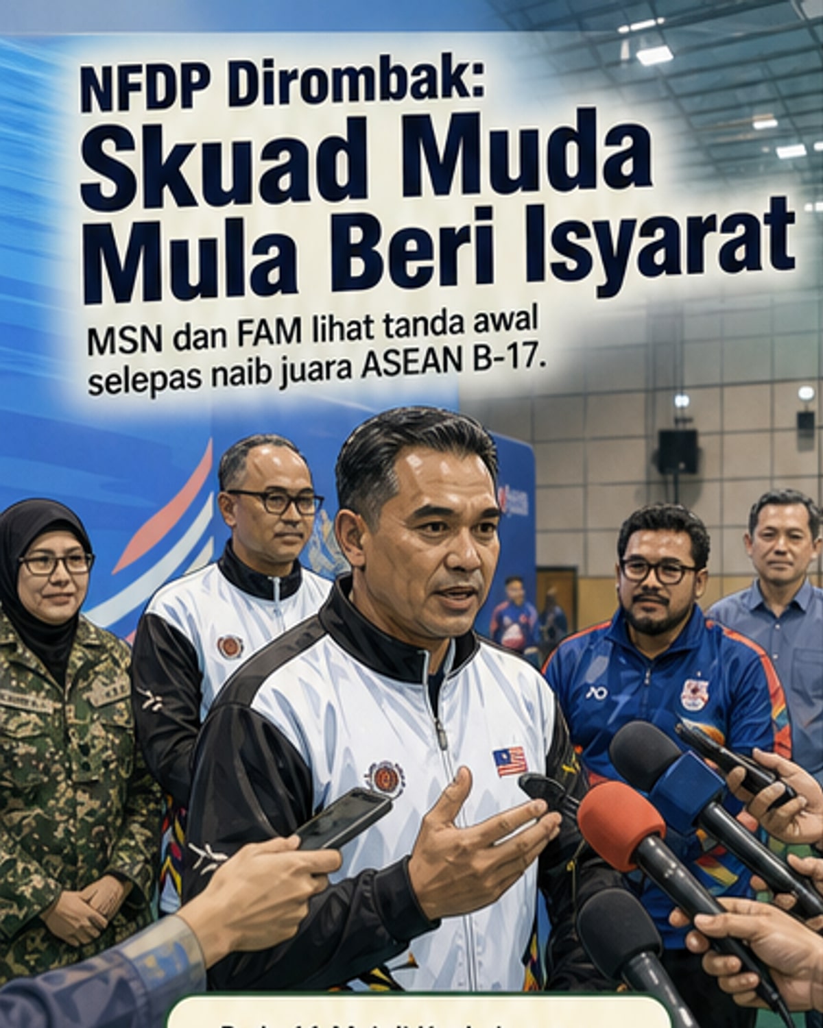 Skuad Bawah 16 Tahun Raih Naib Juara ASEAN