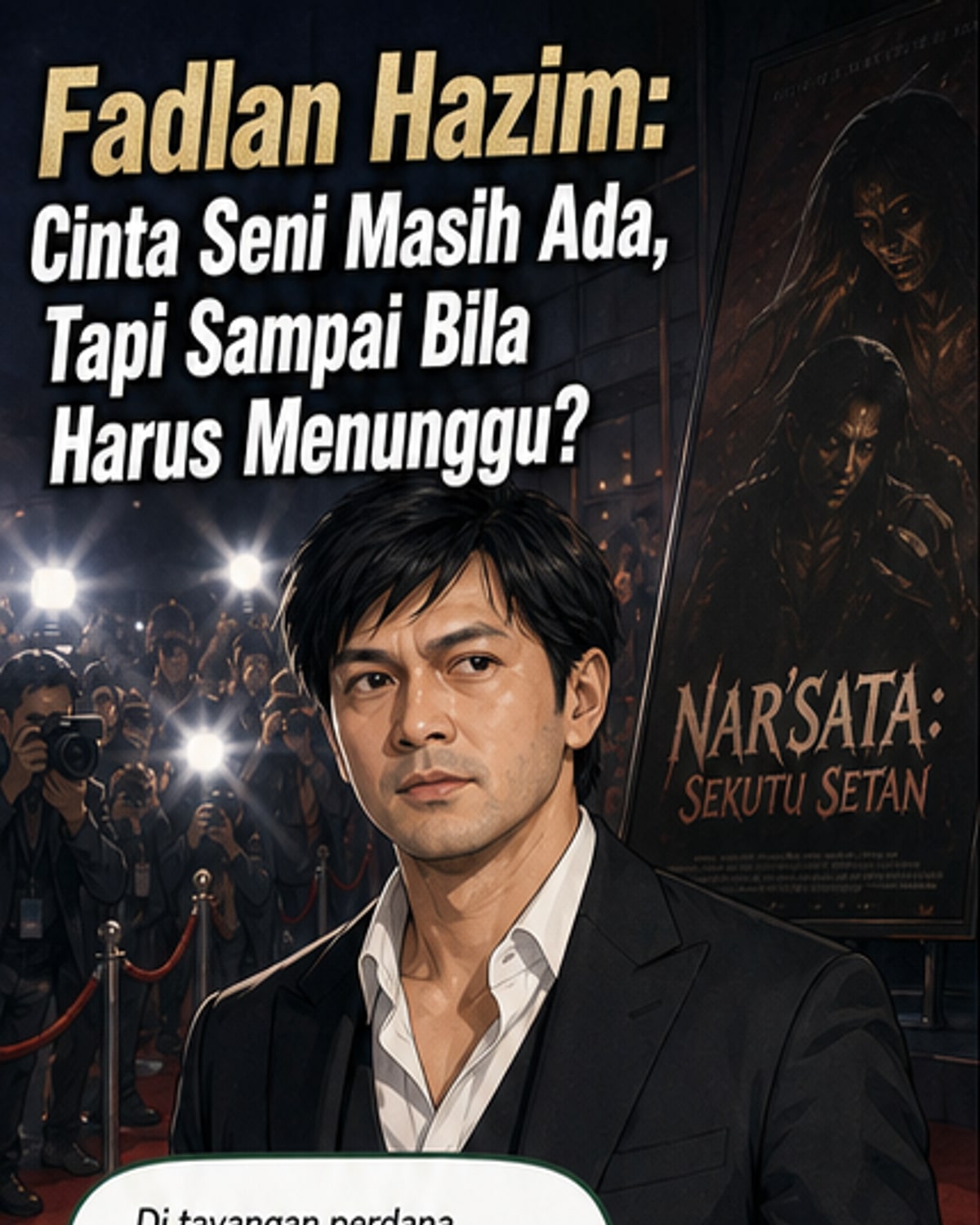 Fadlan Hazim Masih Bertahan Demi Seni