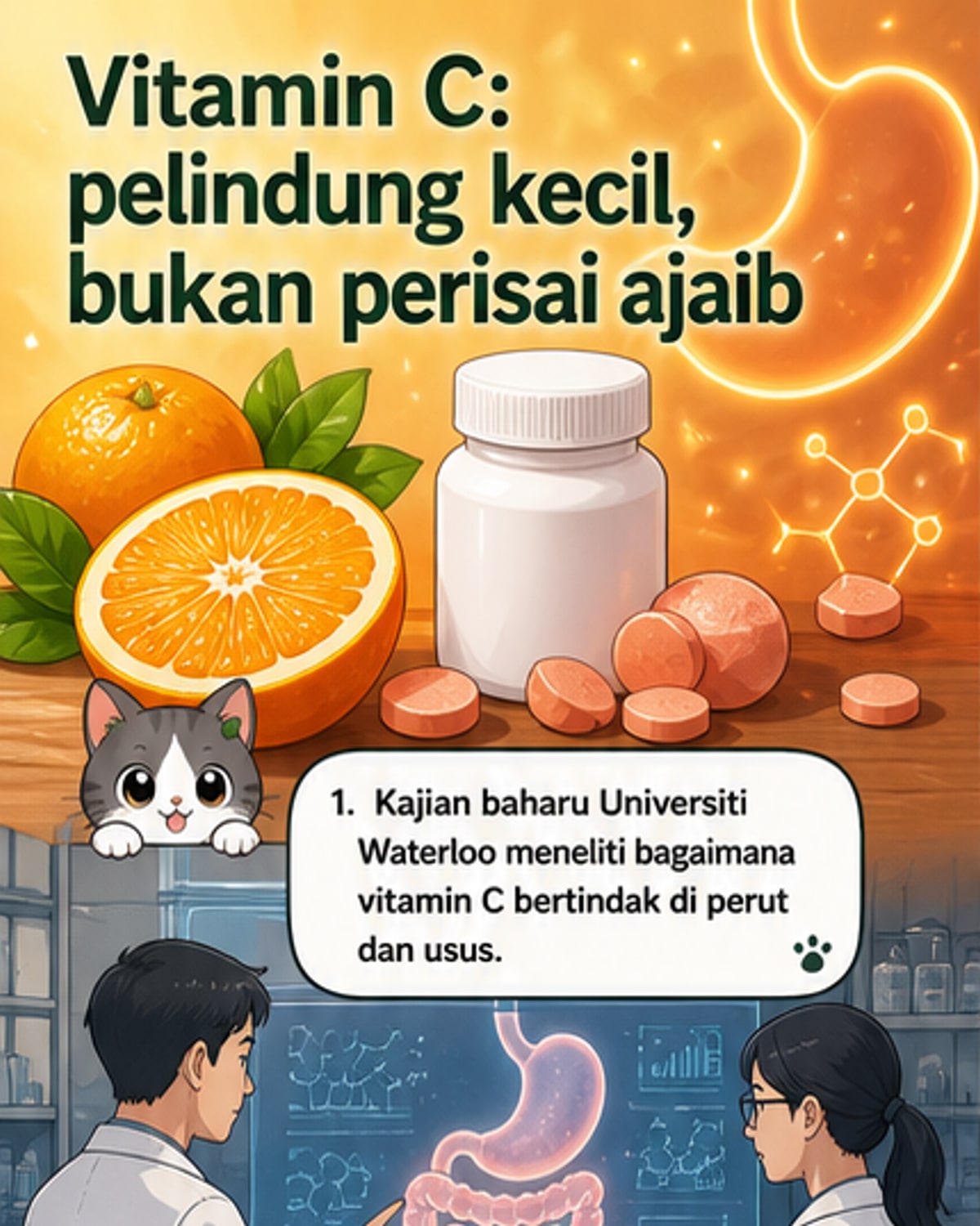 Vitamin C Boleh Kurangkan Risiko Kanser?