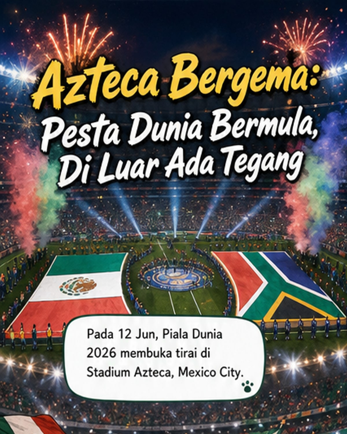 Piala Dunia 2026 Bermula Megah di Mexico
