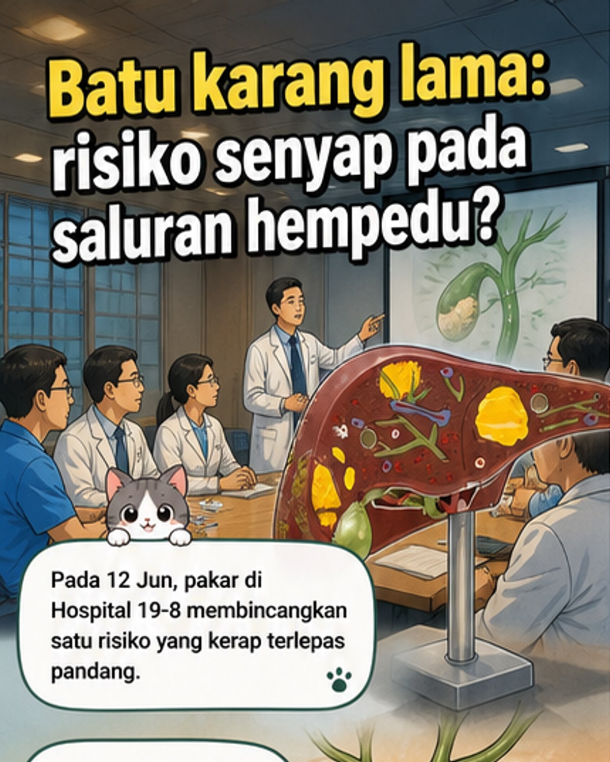 Batu karang lama tingkatkan risiko kanser?