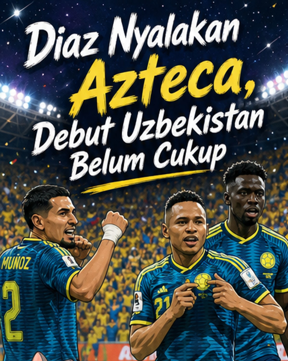 Luis Diaz bawa Colombia menang