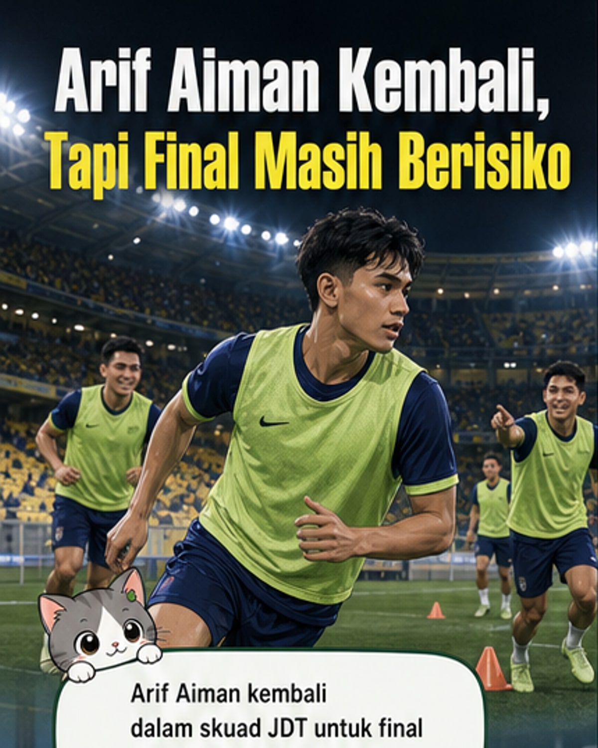 Arif Aiman kembali di final Piala Malaysia