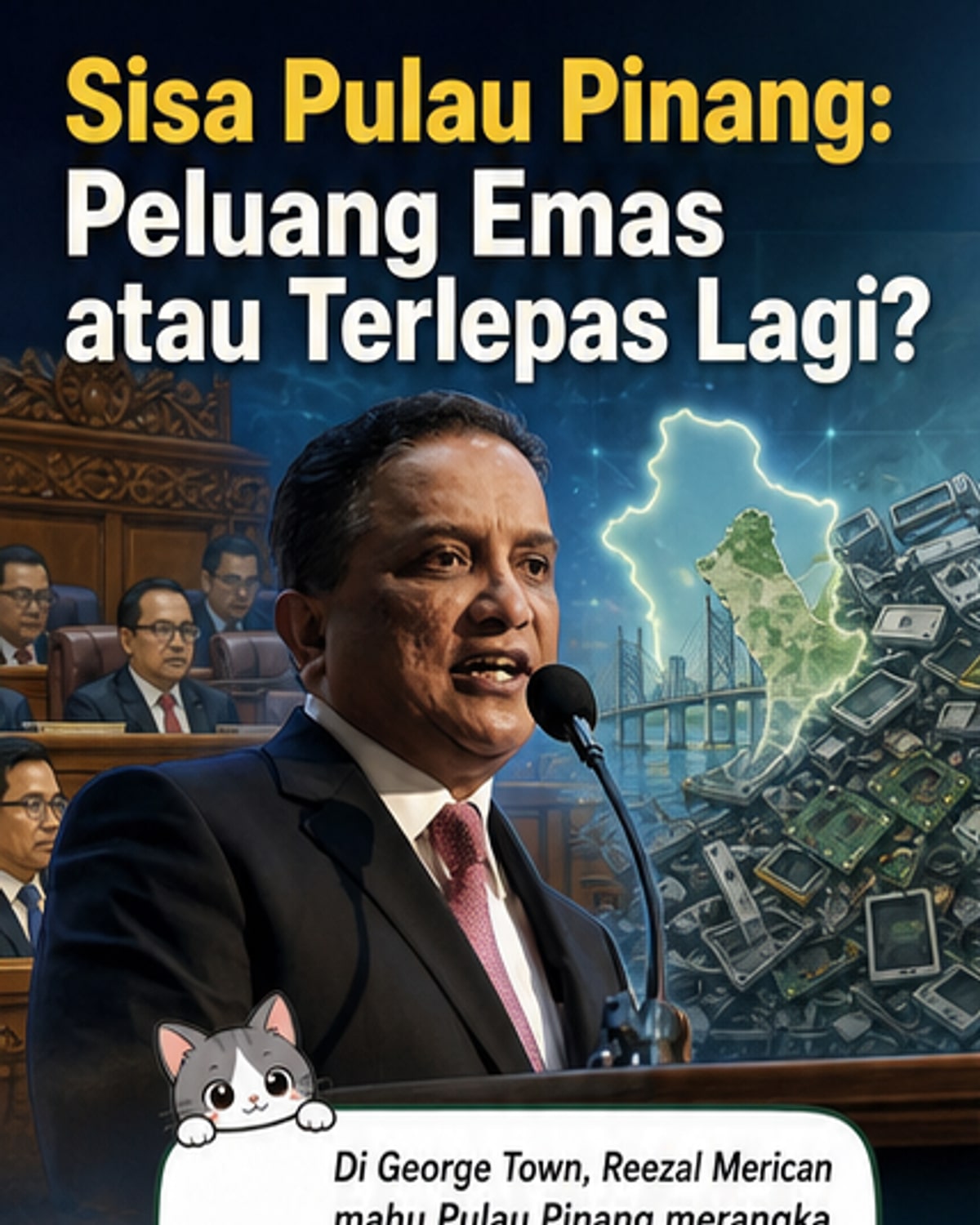 Pulau Pinang Digesa Rangka Pelan Induk Sisa Hijau