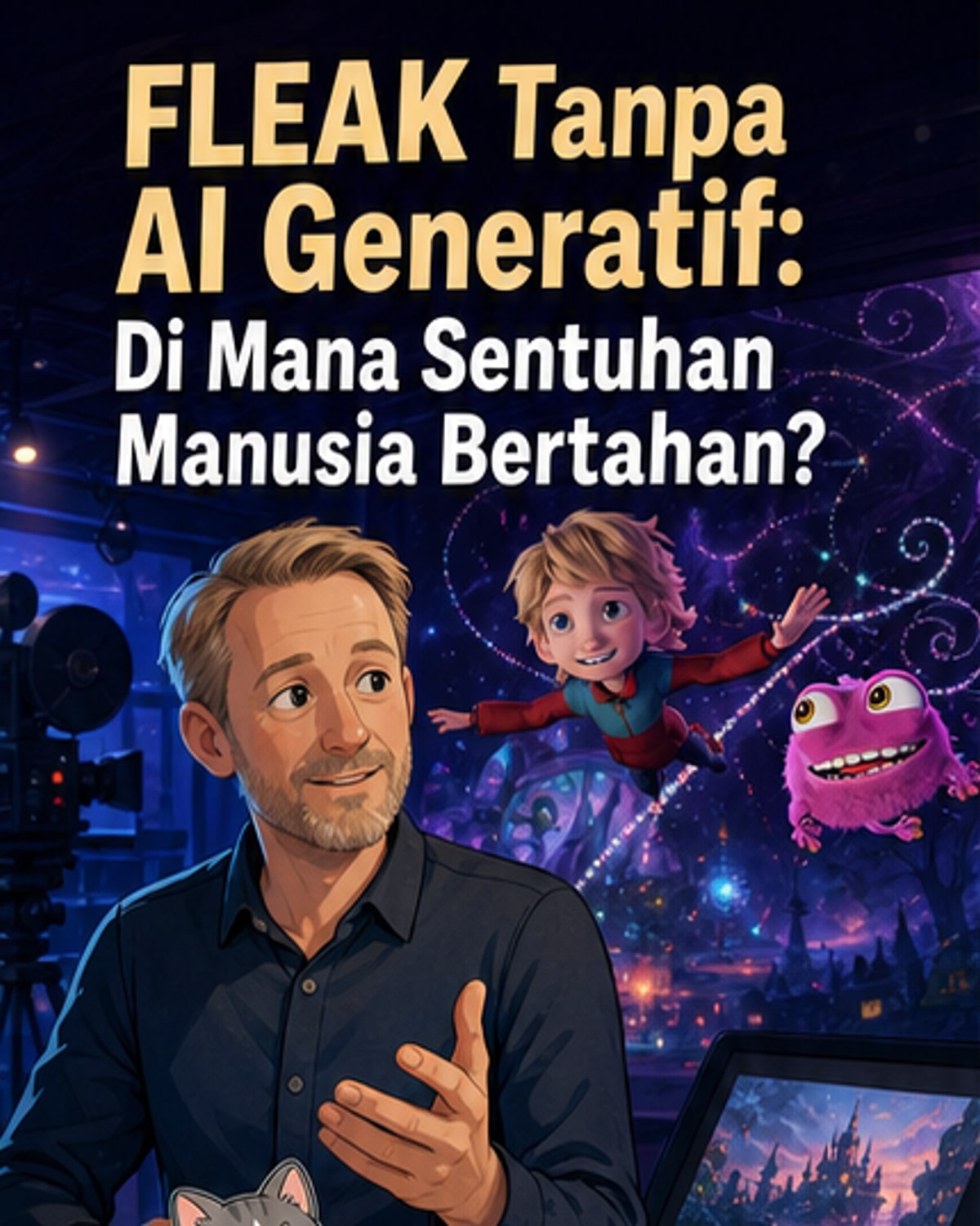 Animasi tanpa AI: 'Sentuhan manusia masih penting'