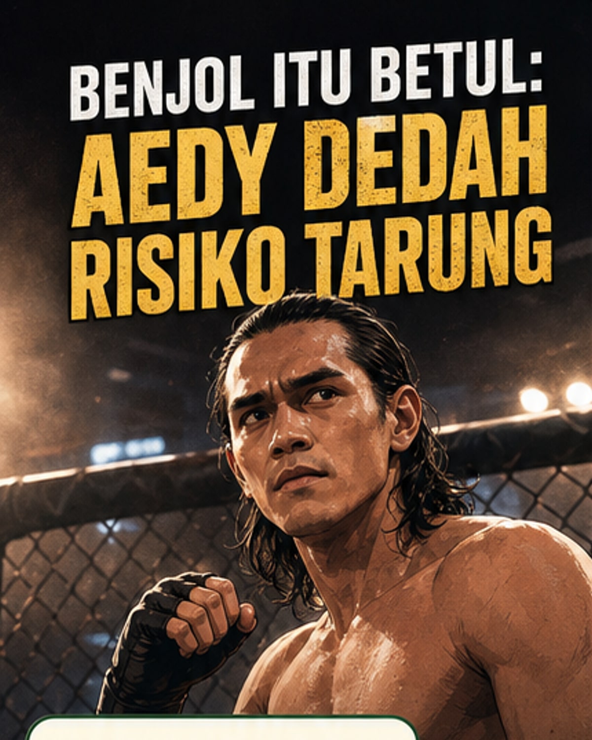 Aedy Ashraf Dedah Kecederaan Sebenar Dalam Tarung