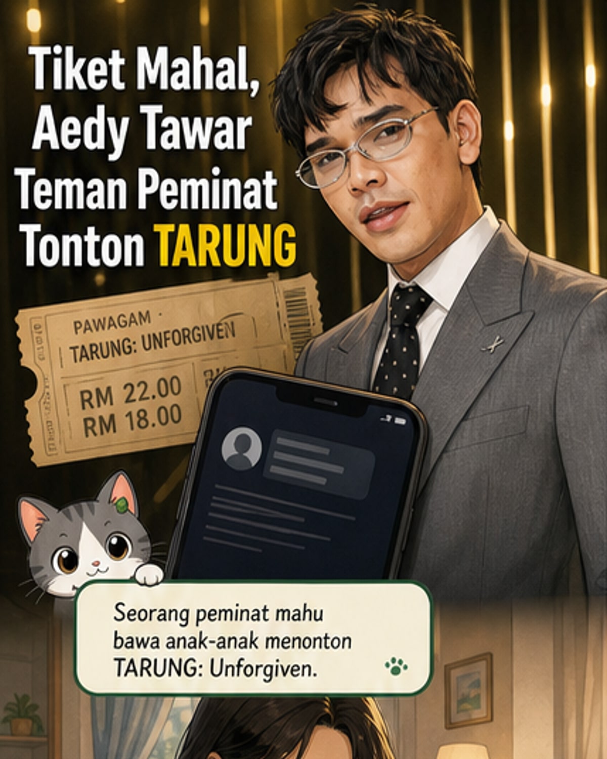 Pelakon tawar diri teman peminat
