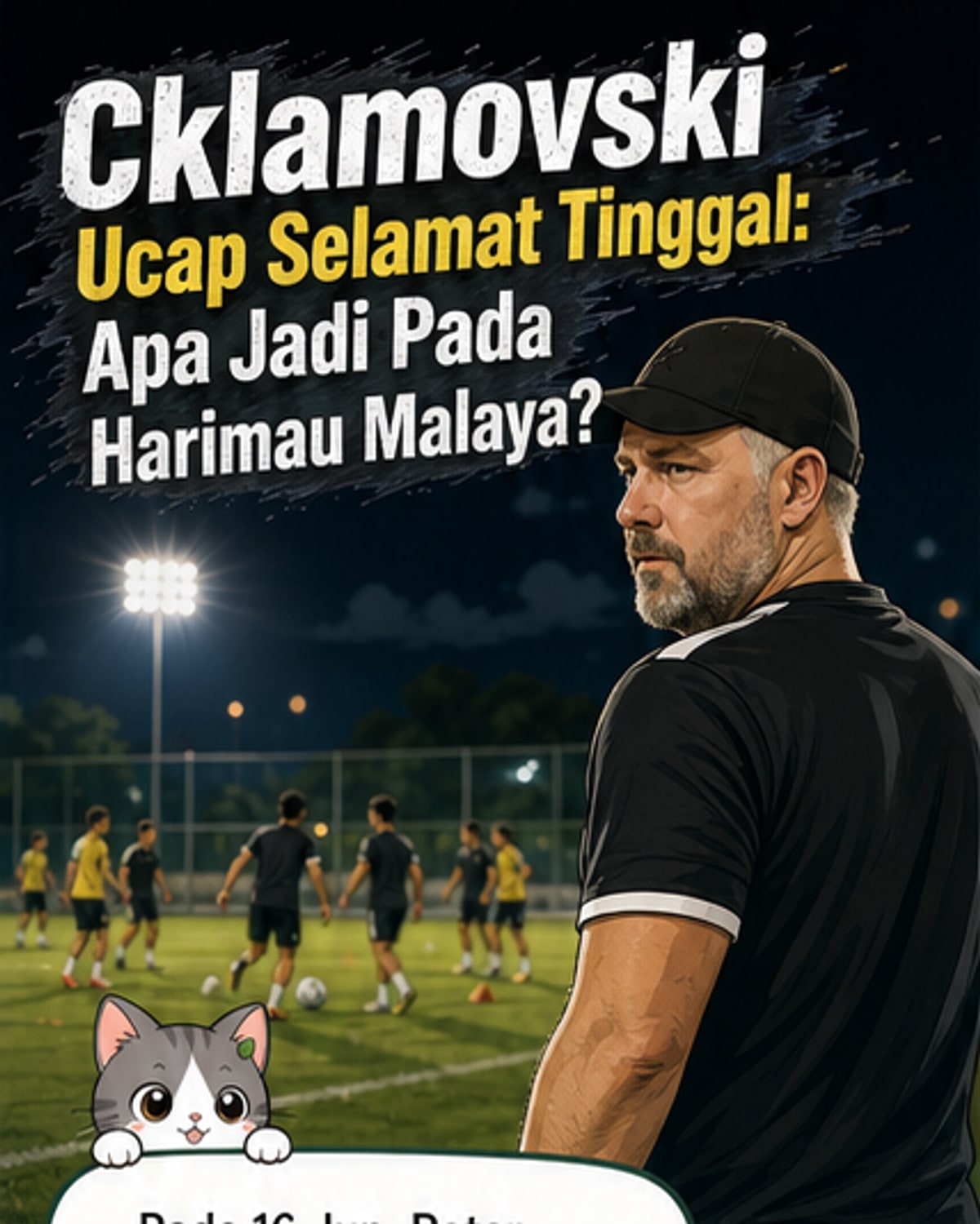 Peter Cklamovski tinggalkan Harimau Malaya