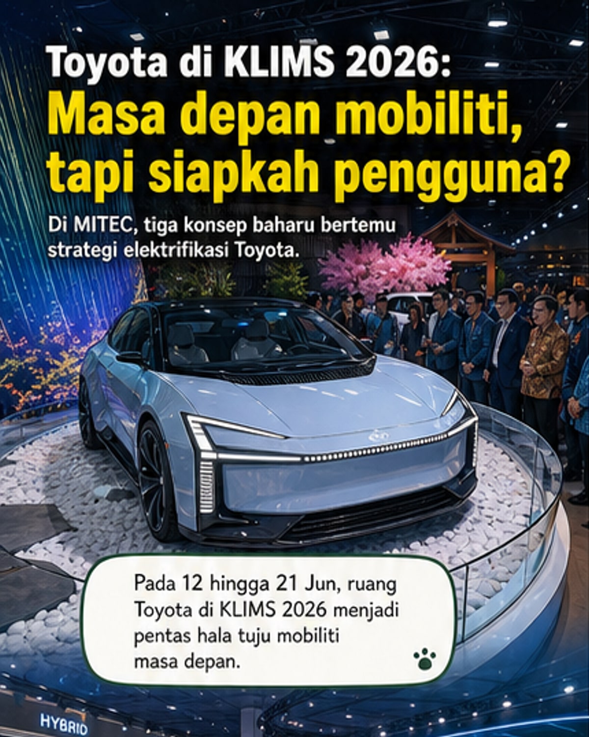 Toyota bongkar konsep mobiliti masa depan