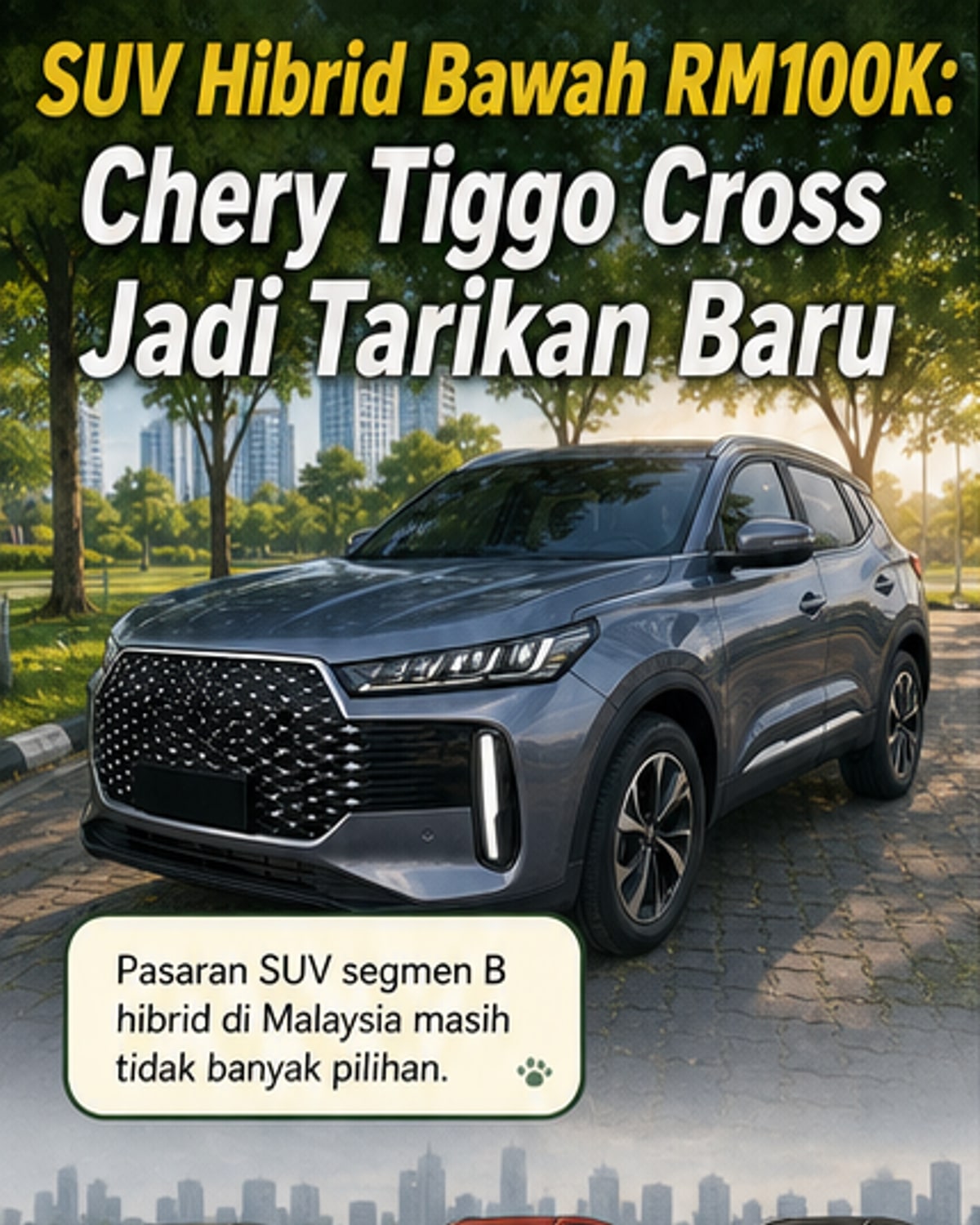 SUV Hibrid Bawah RM100K