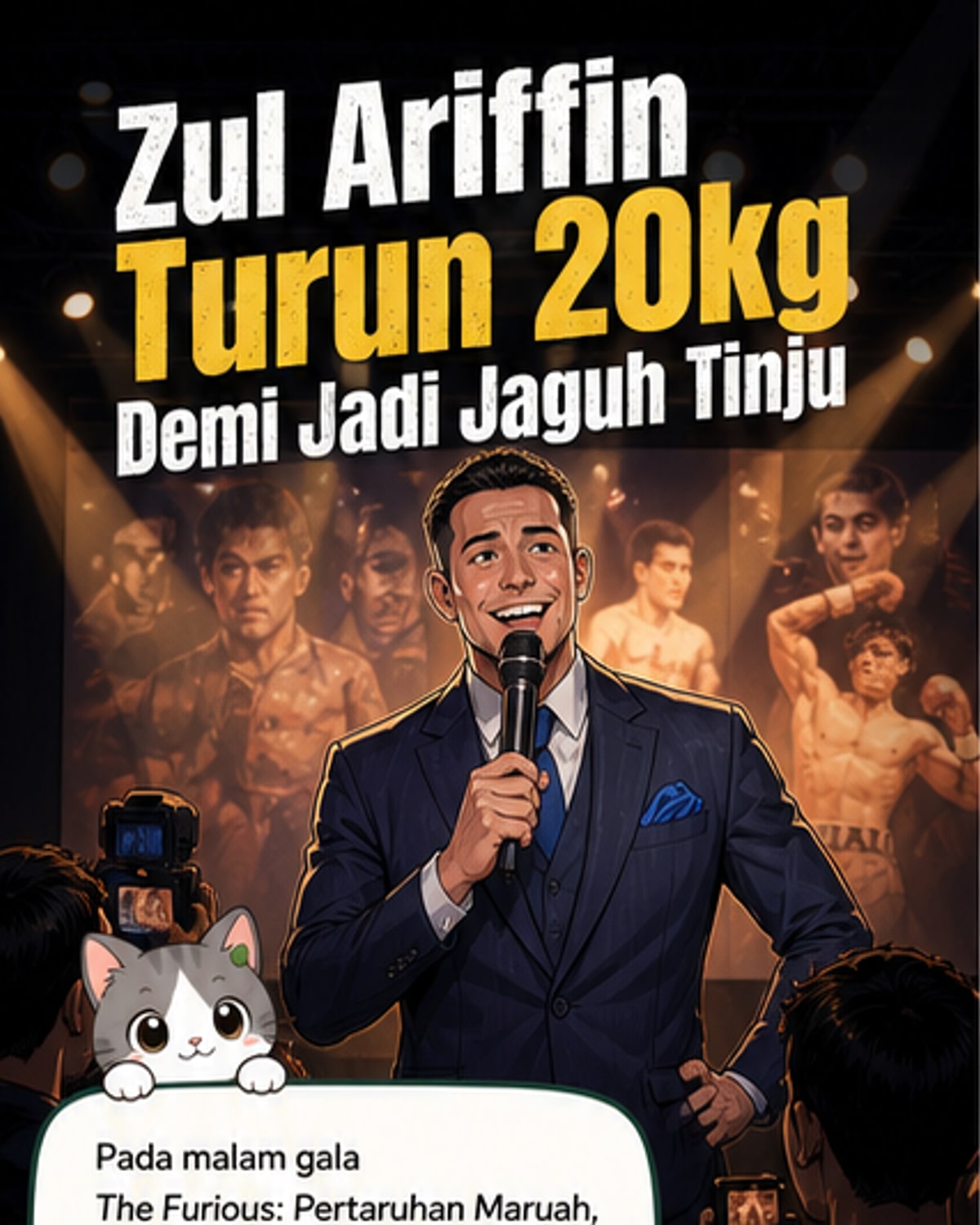 Zul Ariffin turun 20kg demi watak tinju