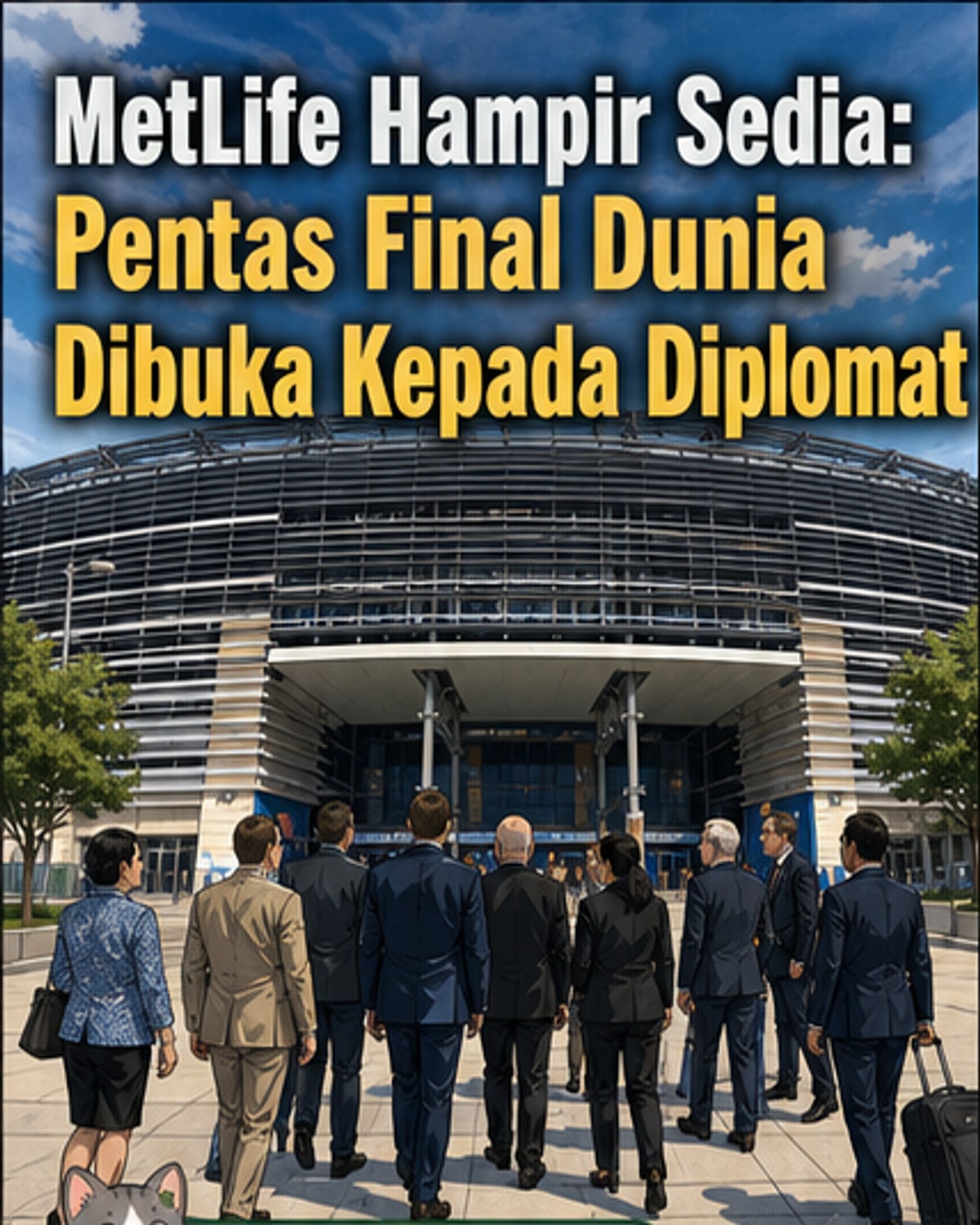 MetLife Stadium siap sambut final Piala Dunia 2026