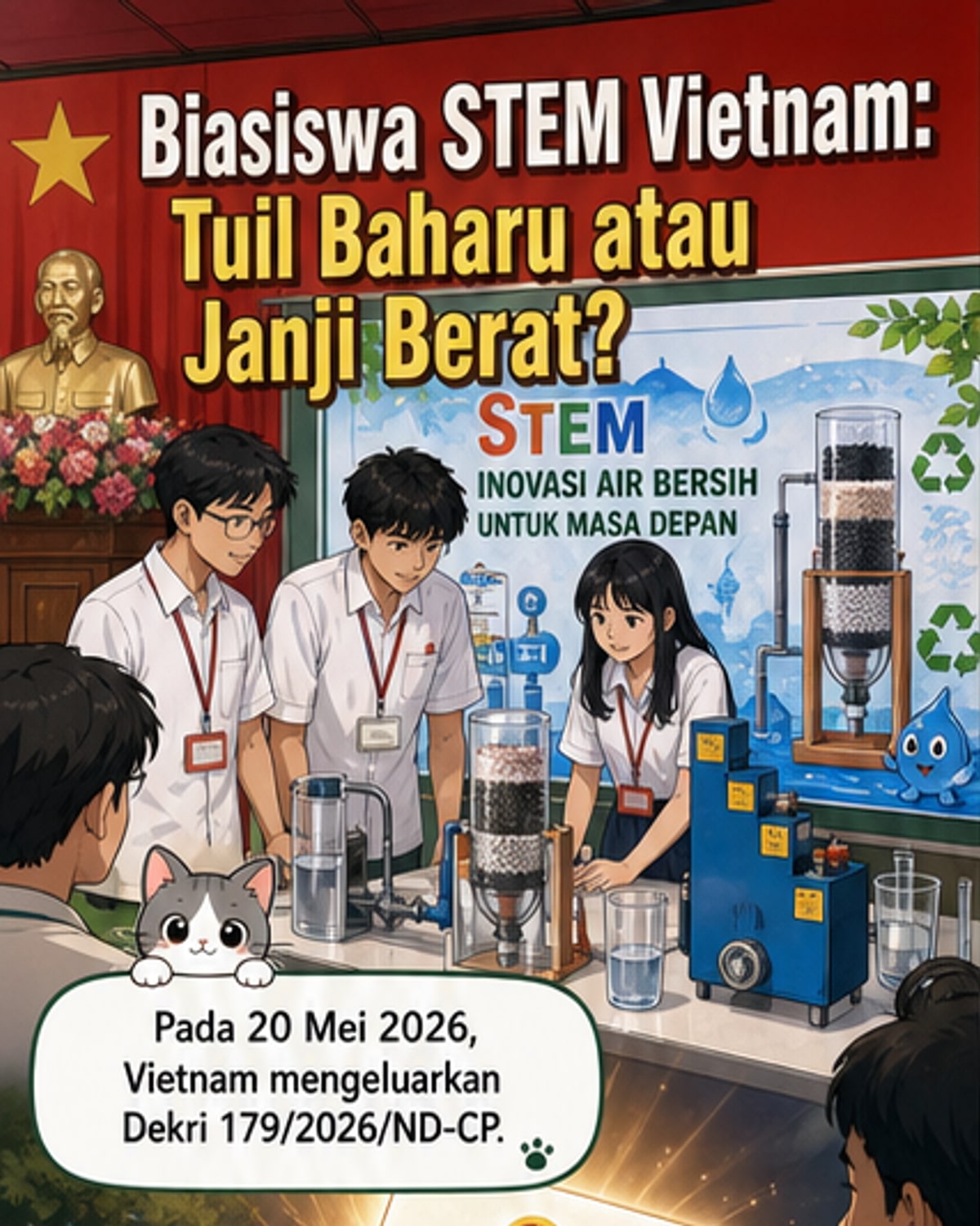 Vietnam lulus biasiswa baru untuk STEM