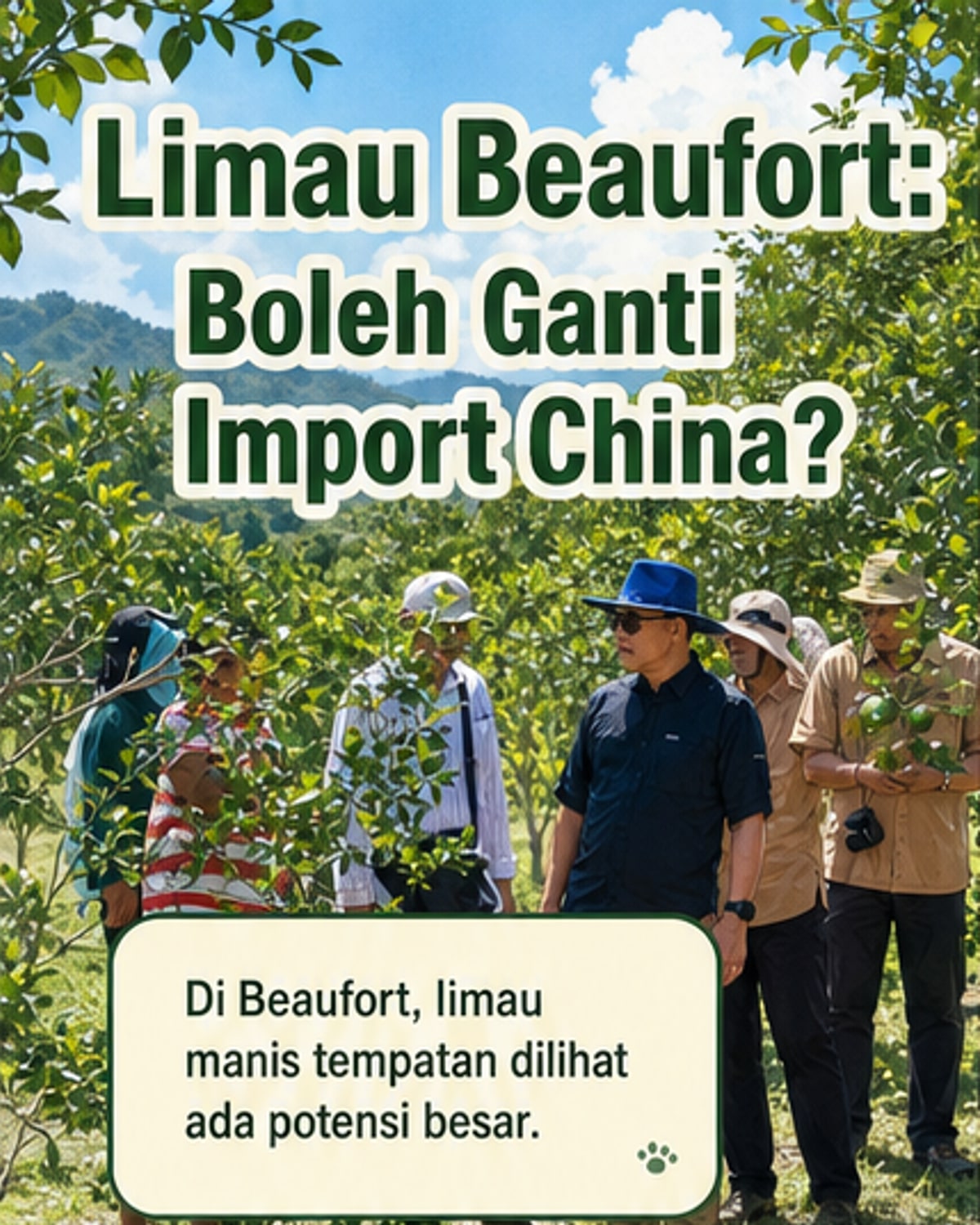 Limau tempatan boleh kurangkan import
