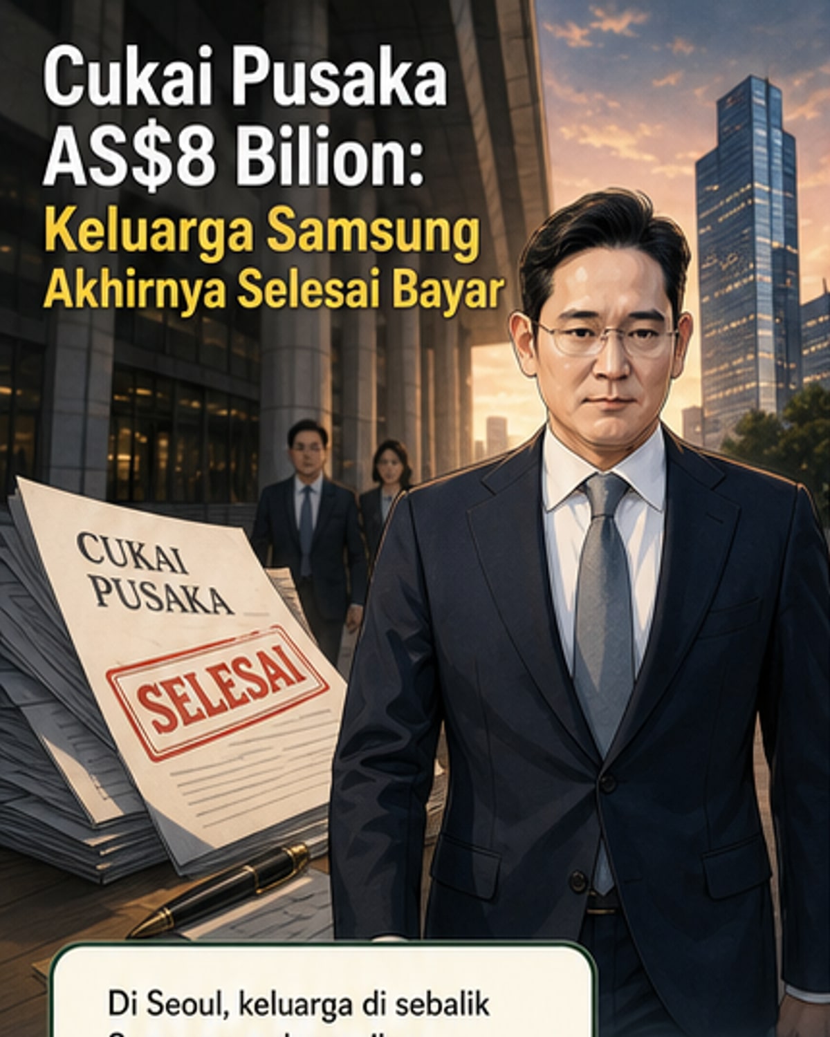 Keluarga Samsung Bayar RM37 Bilion Cukai Pusaka