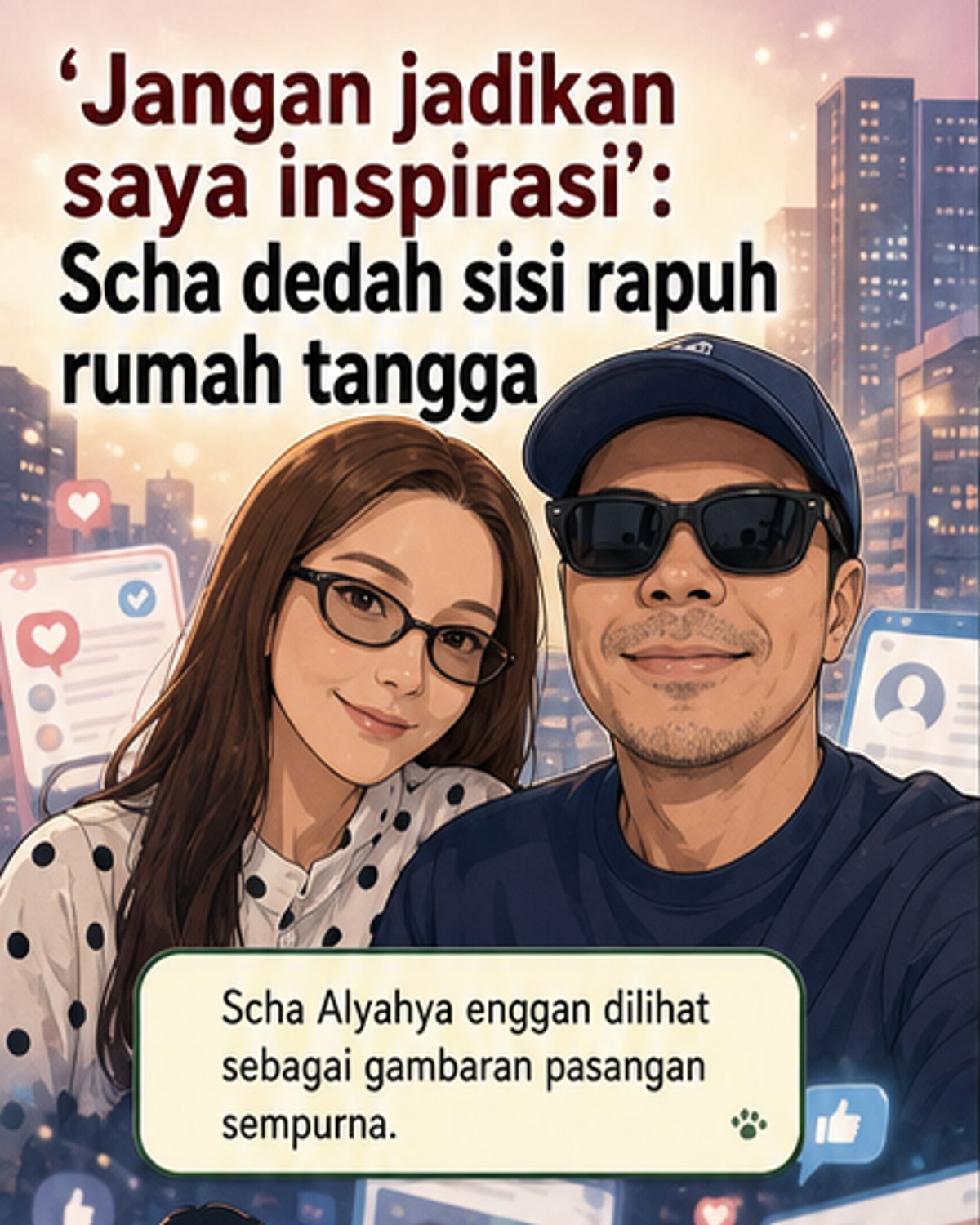 Scha Alyahya: Rumah tangga tak selalu indah