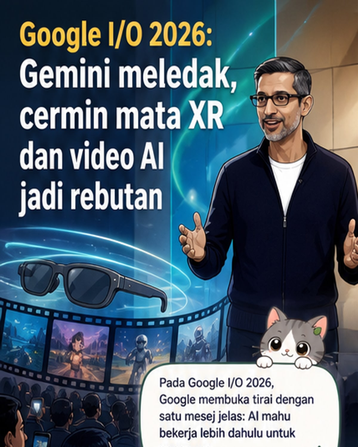 Google I/O 2026: AI & XR Terbaru